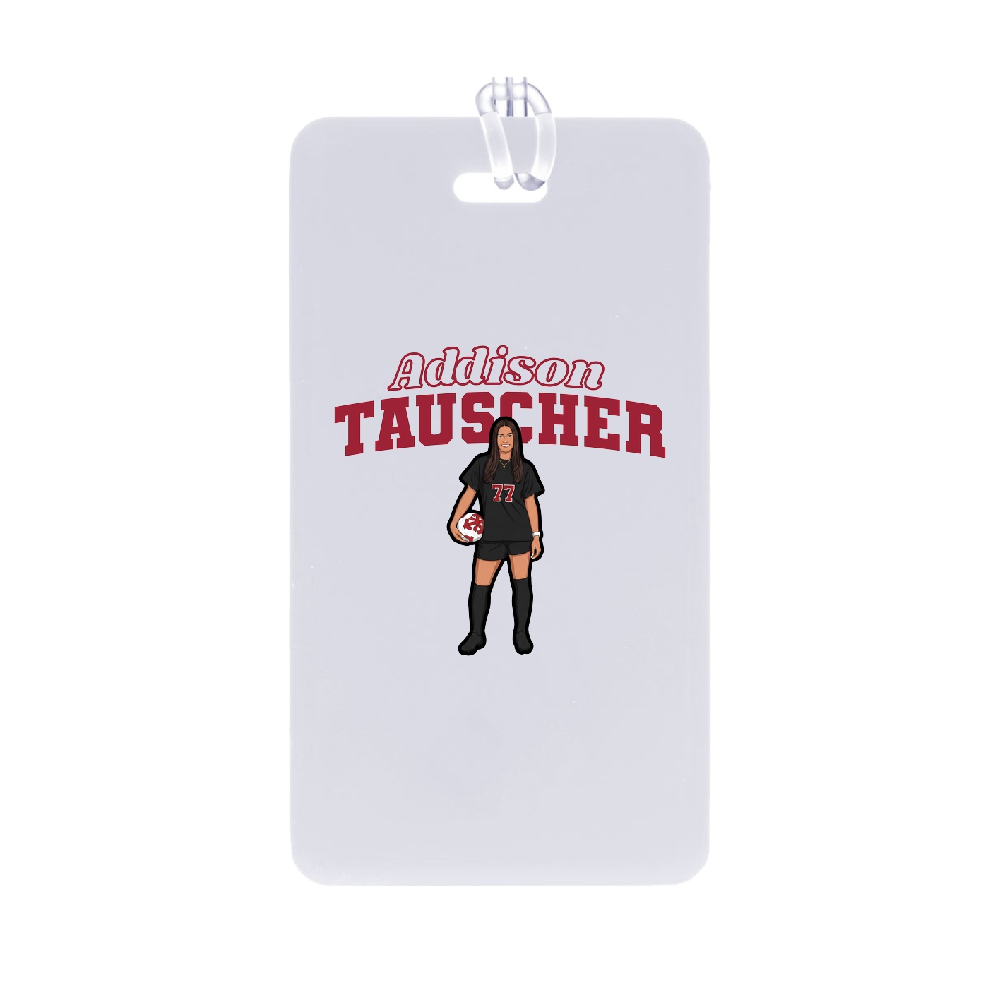 Bag Tag — Name Arch in Classic