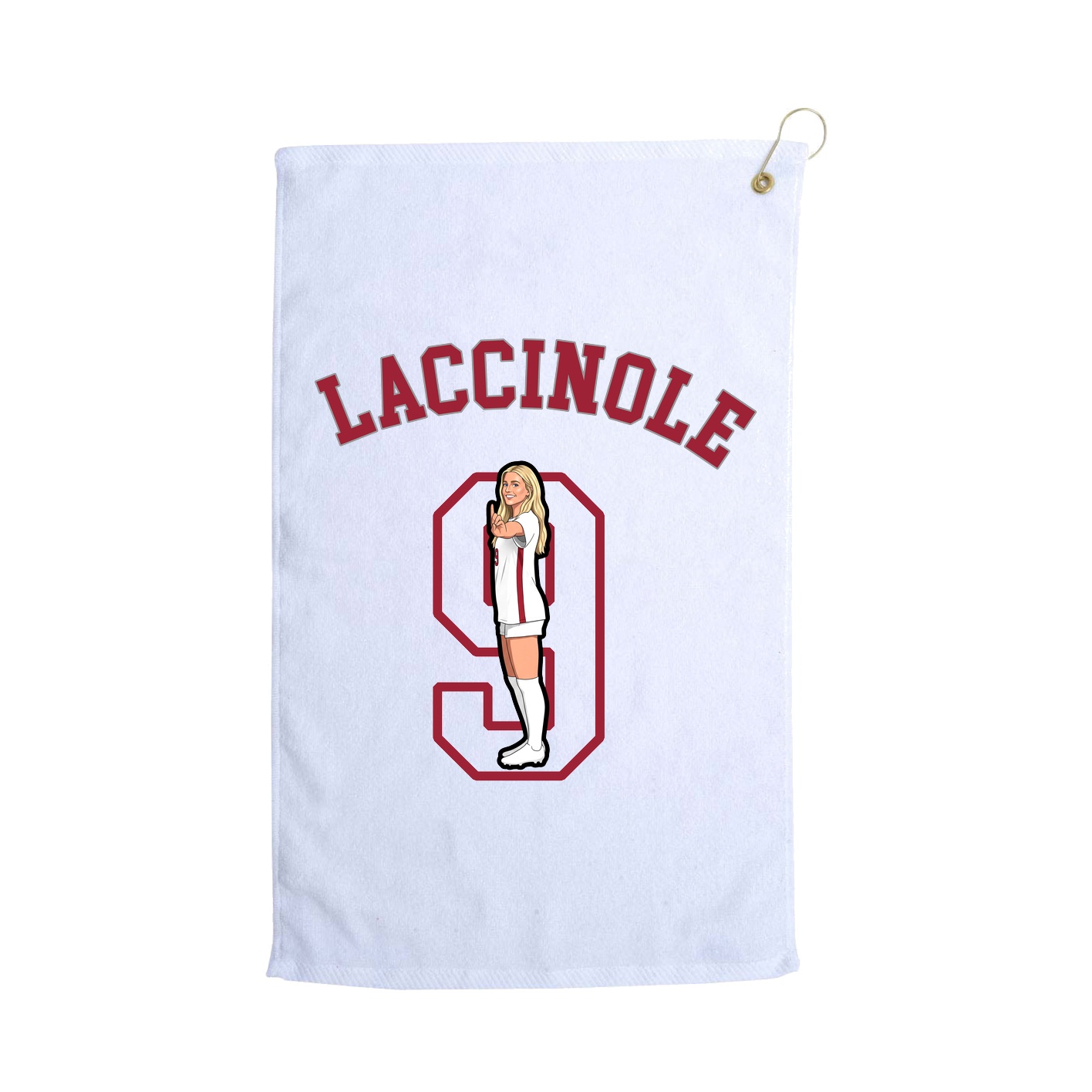 Golf Towel — Shirsey Arch in White
