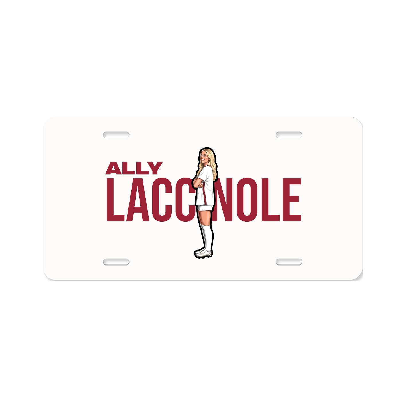 License Plate — Player Name in Classic