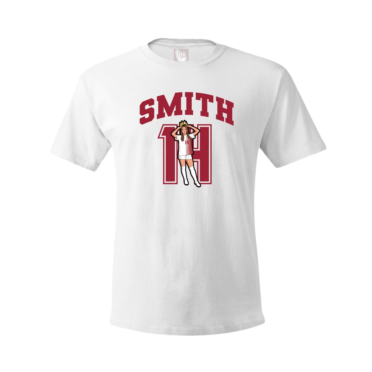 Tee — Number in White