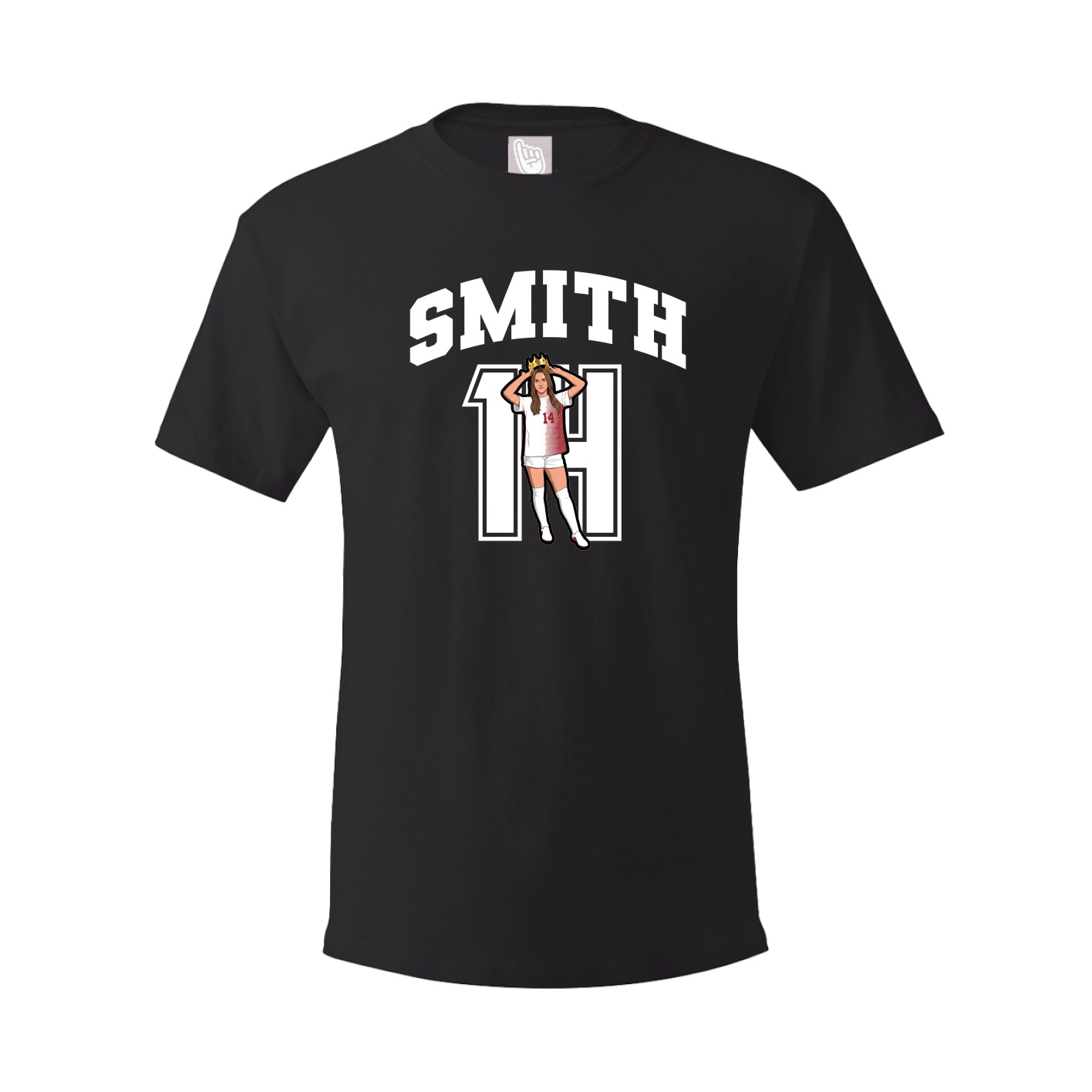 Youth Tee — Number in Black