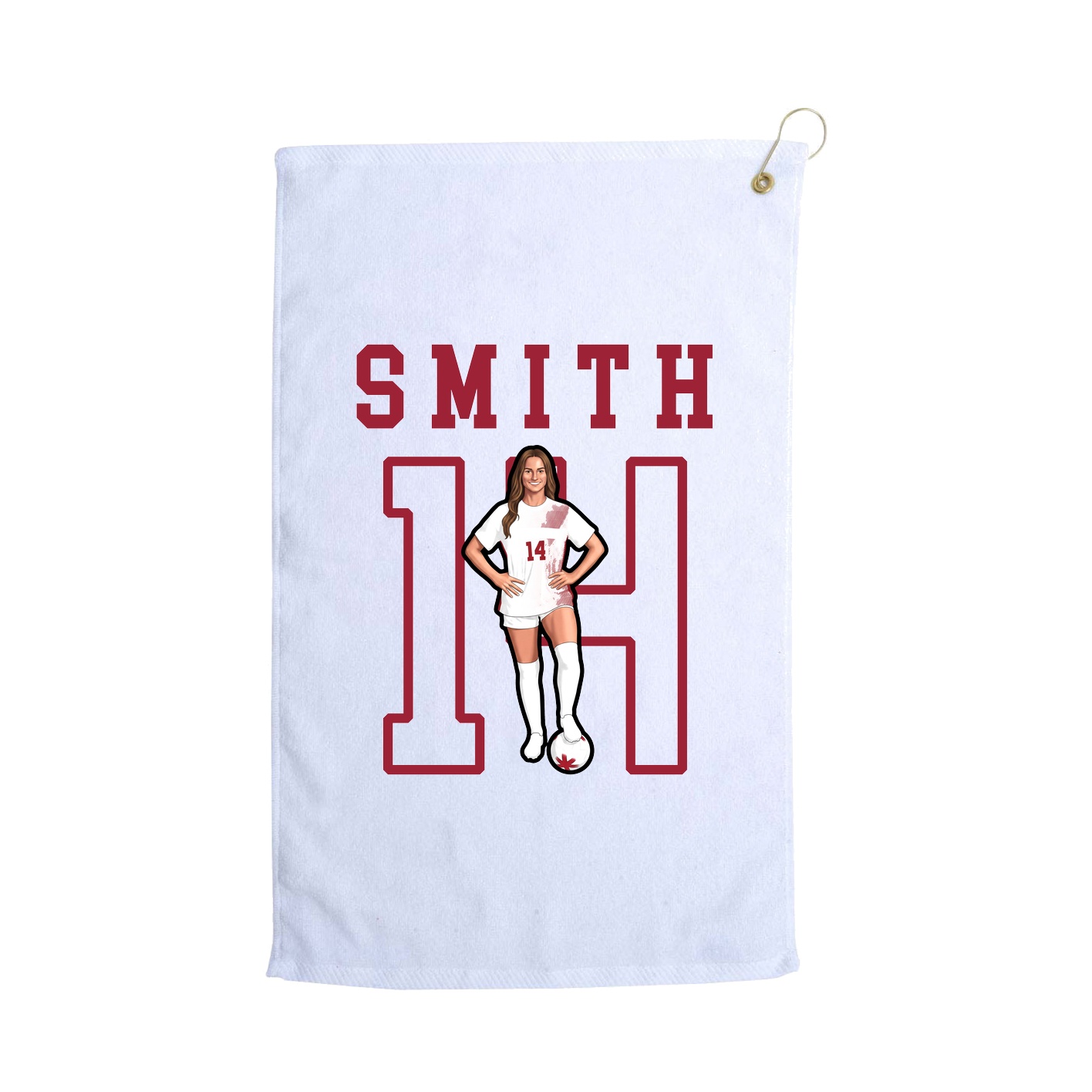 Golf Towel — Shirsey in White