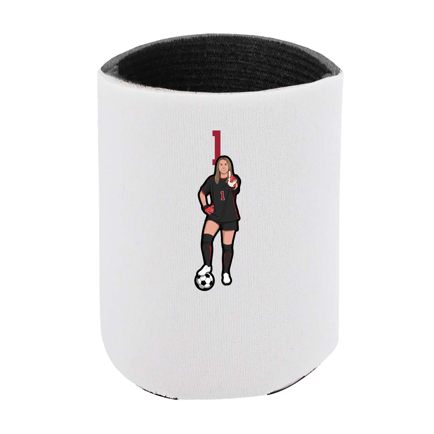 Can Holder — Number Top in White