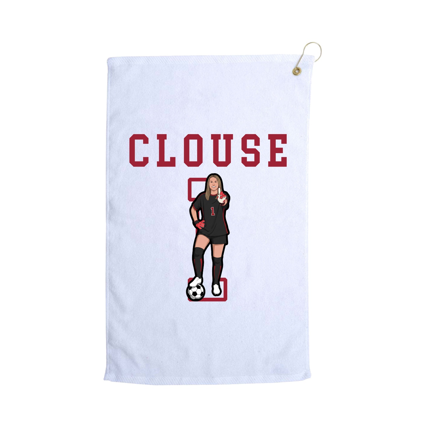 Golf Towel — Shirsey in White