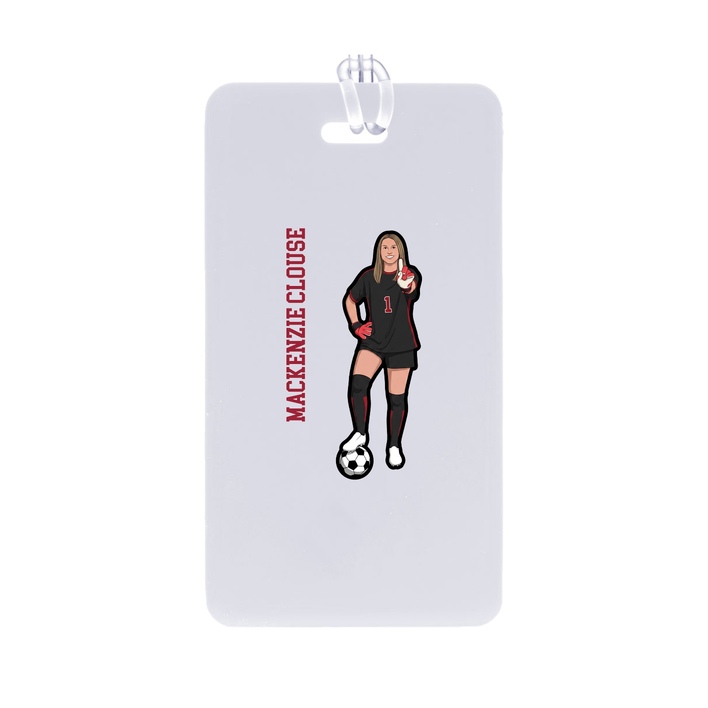 Bag Tag — Name Vertical in Classic