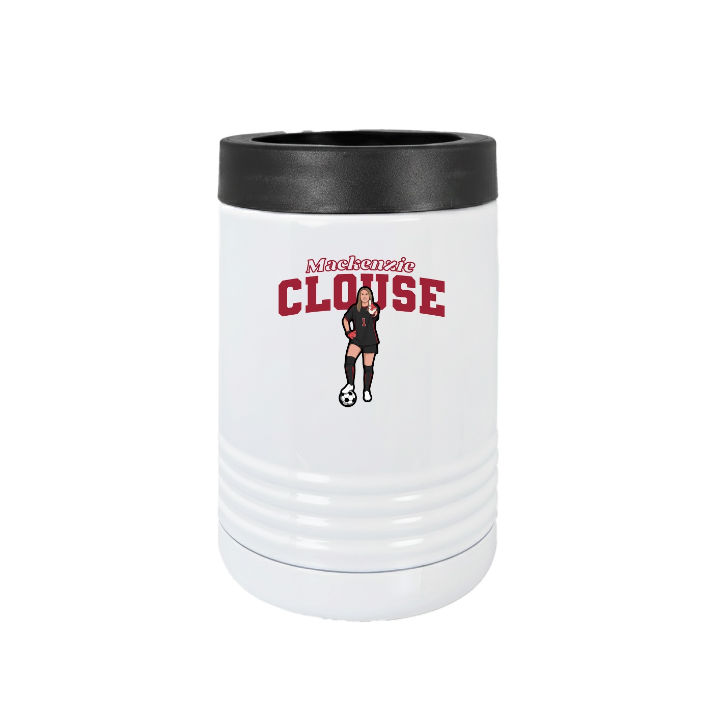 Beverage Holder — Name Arch in White