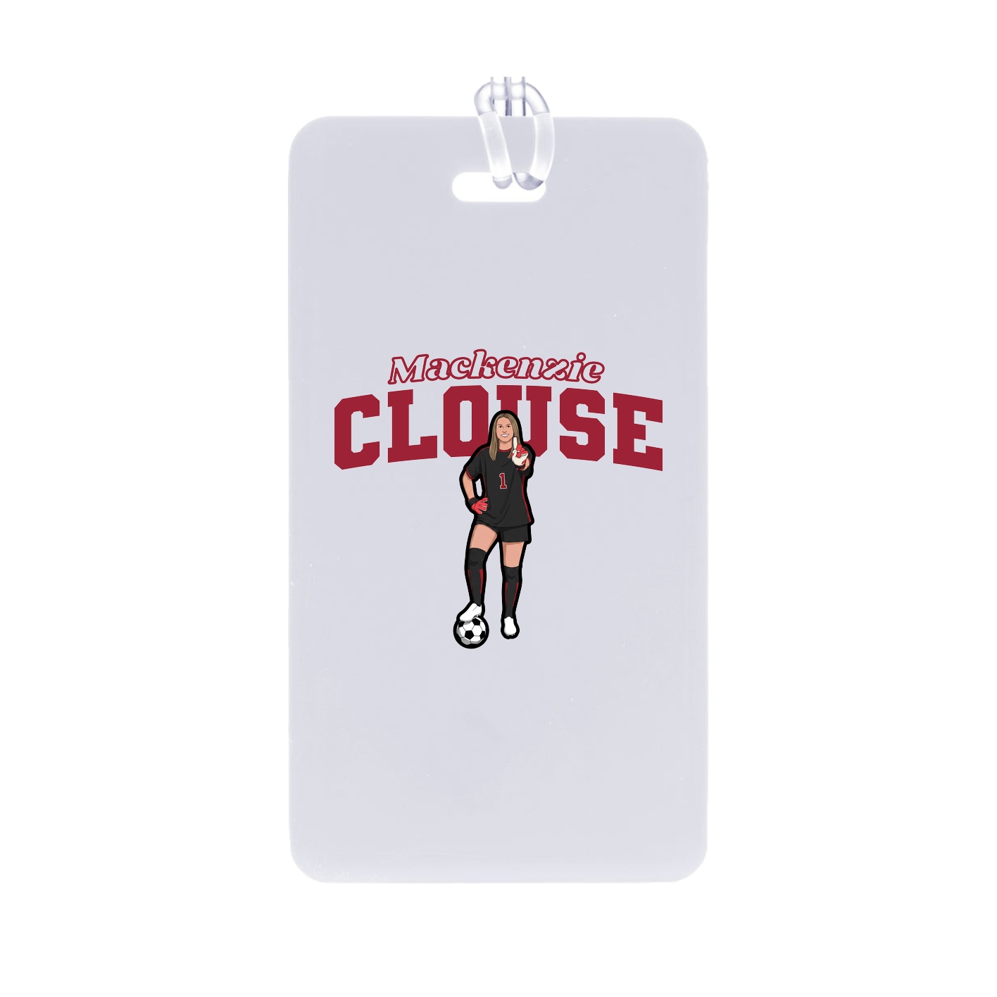 Bag Tag — Name Arch in Classic