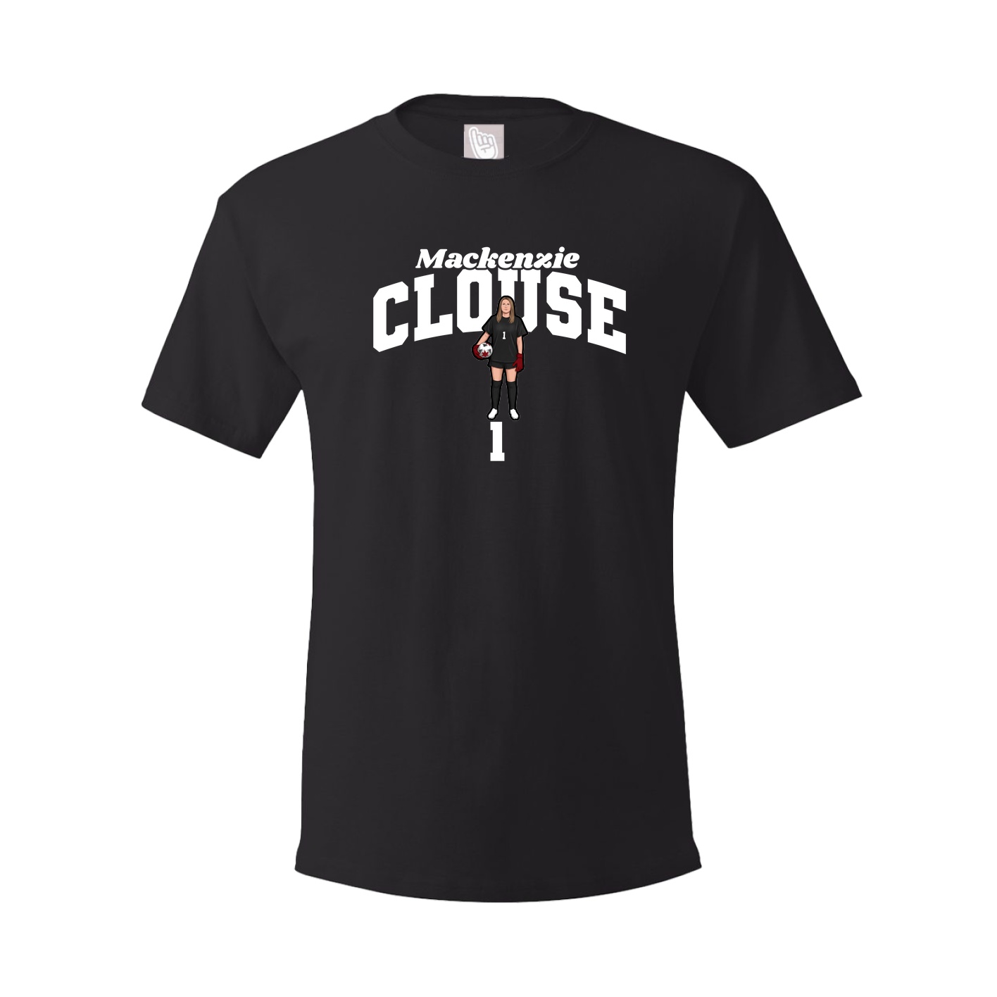 Youth Tee — Signature Arch in Black