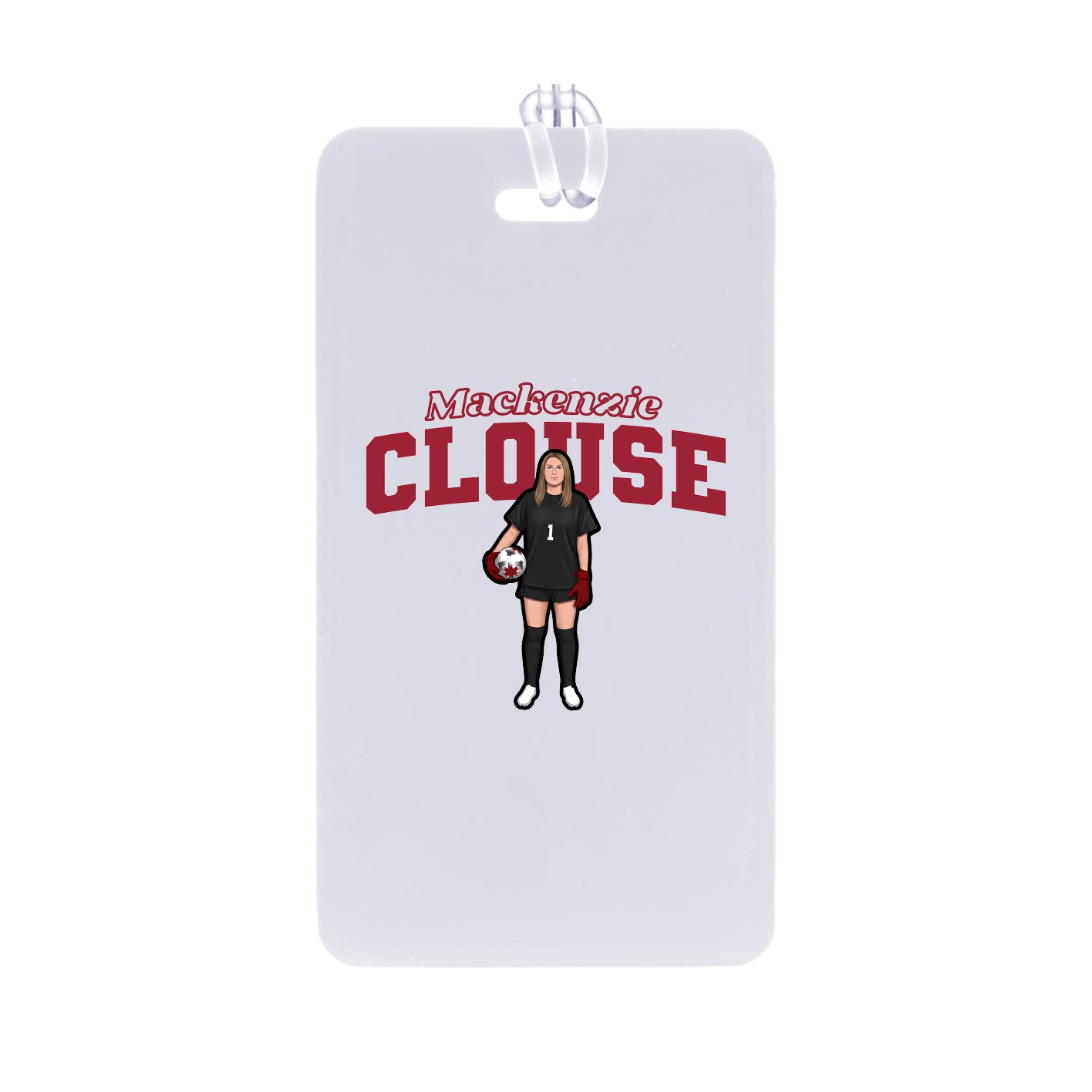 Bag Tag — Name Arch in Classic