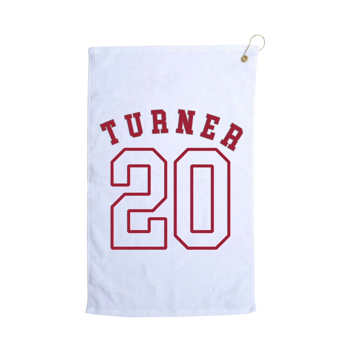 Golf Towel — Shirsey Arch in White