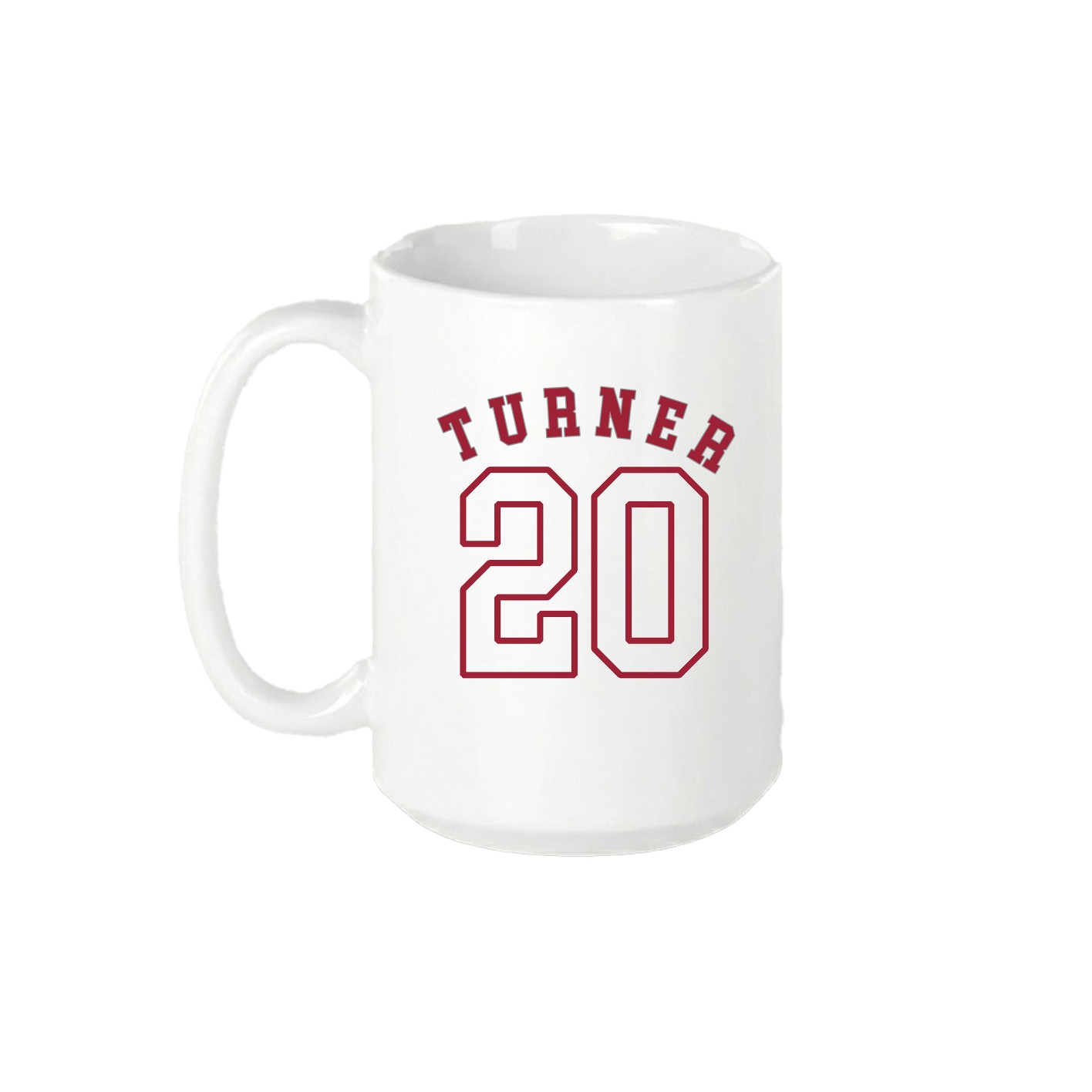 15oz Coffee Mug — Shirsey Arch in White
