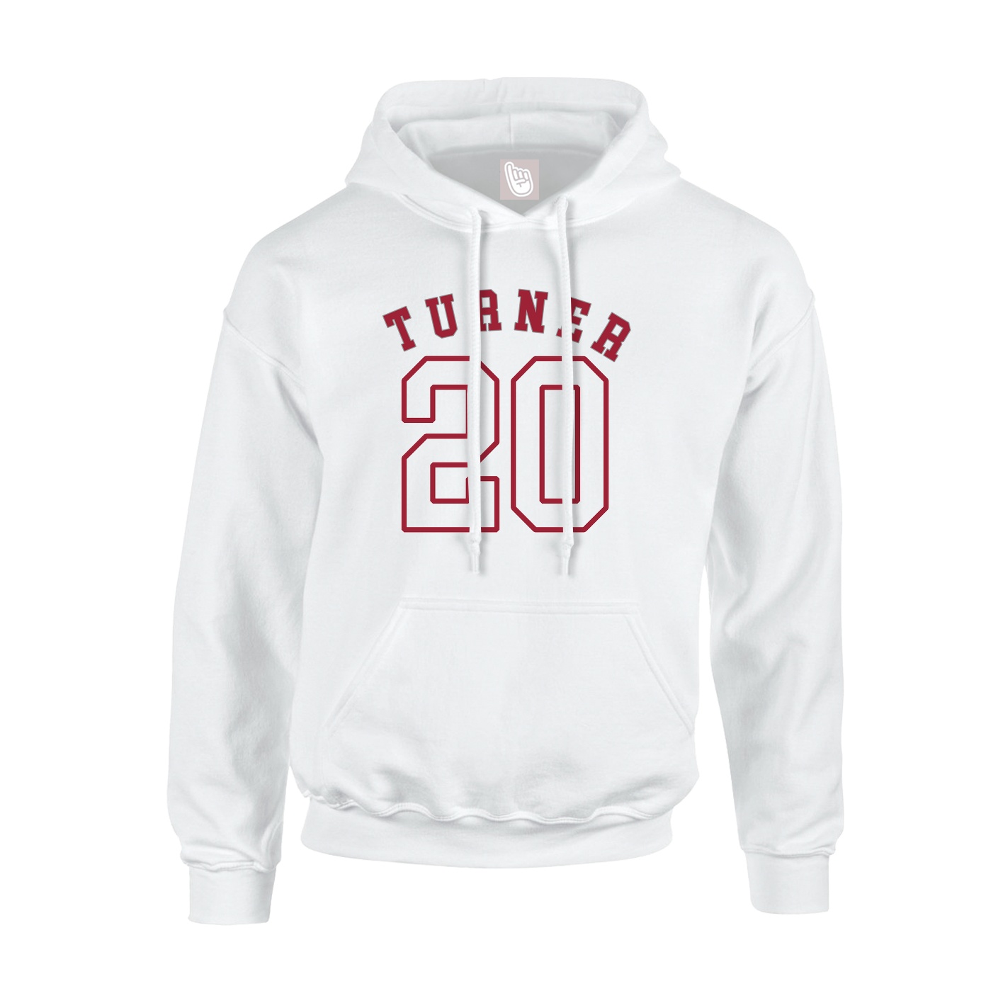 Hoodie — Shirsey Arch in White