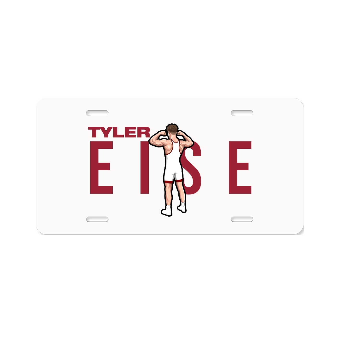 License Plate — Player Name in Classic
