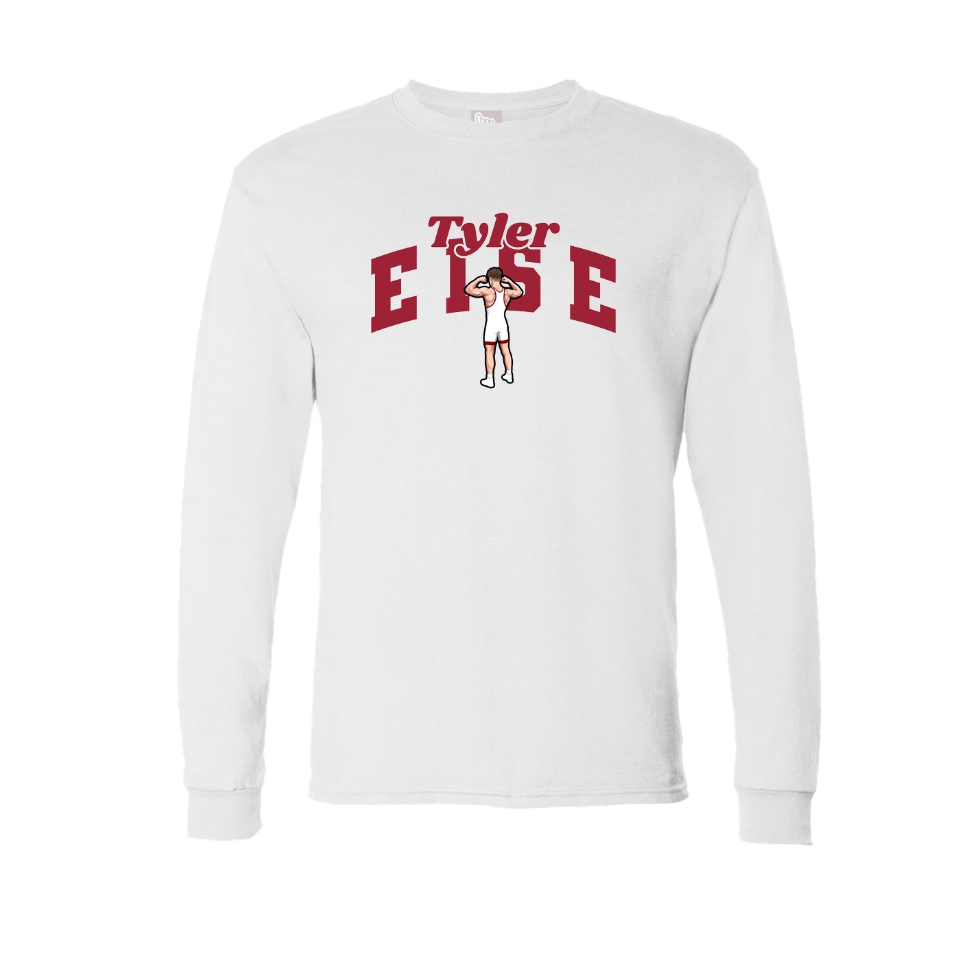 Long Sleeve Tee — Signature Arch in White