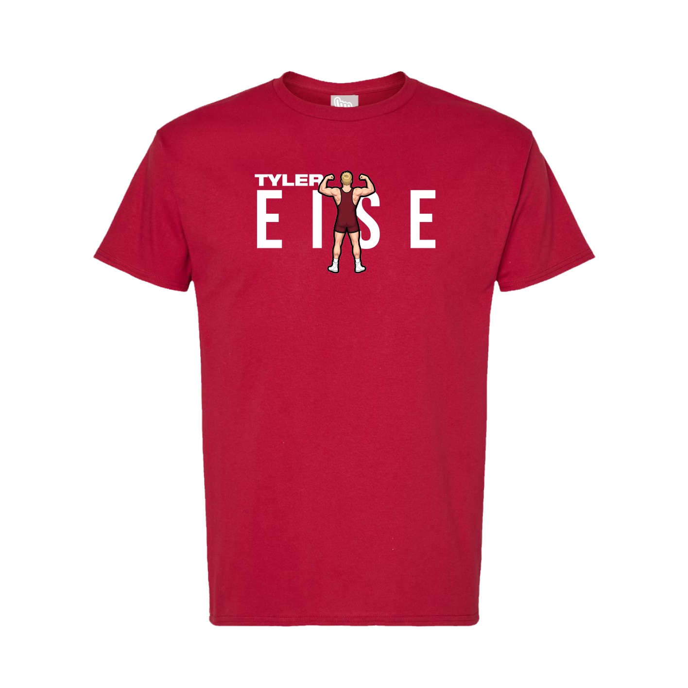 Tee — Player Name in Crimson