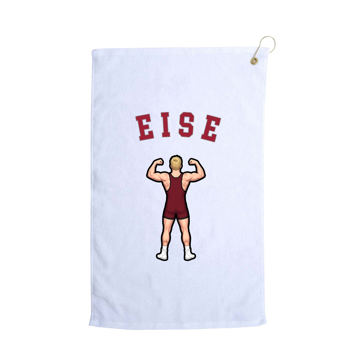 Golf Towel — Shirsey Arch in White