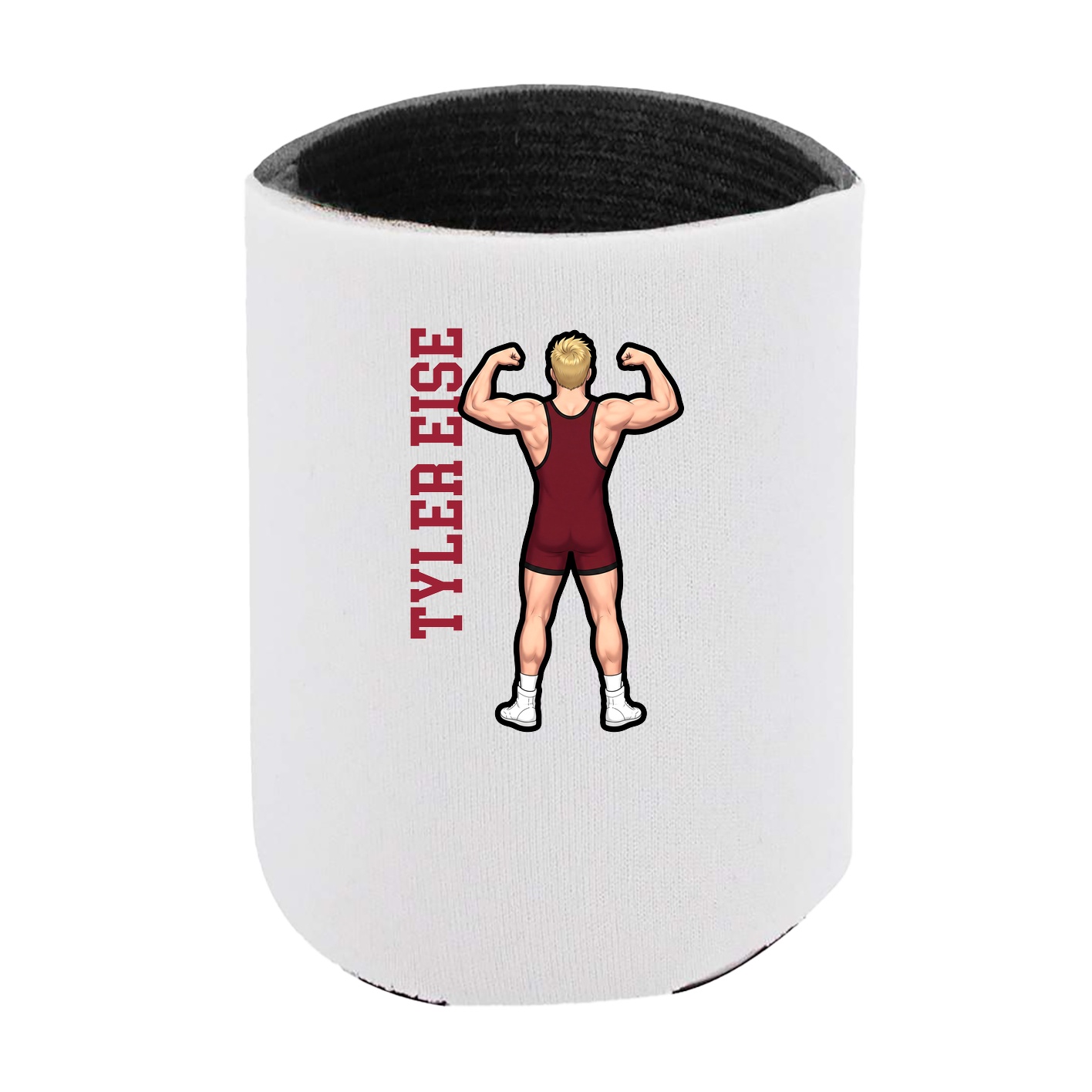 Can Holder — Name Vertical in White