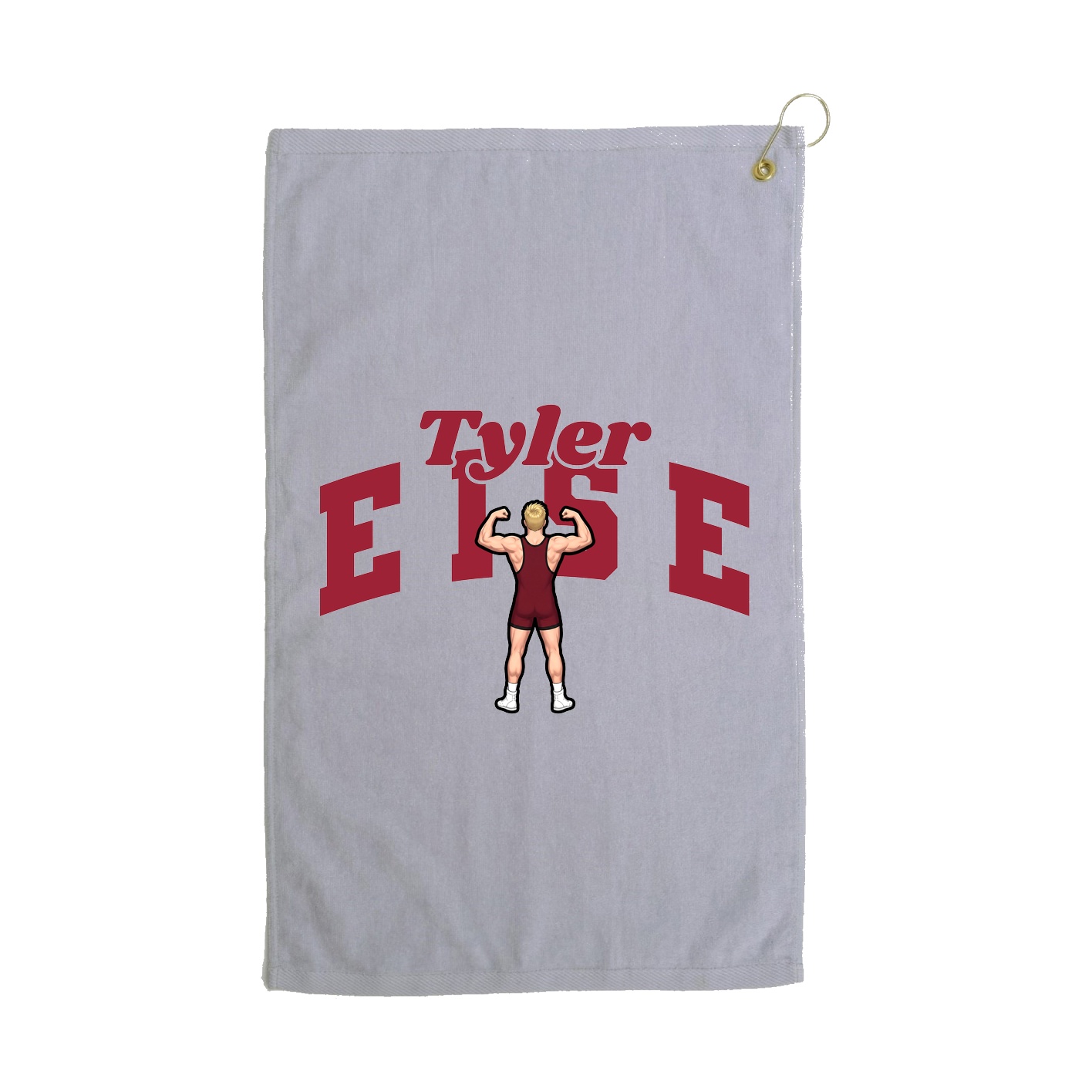 Golf Towel — Signature Arch in Grey