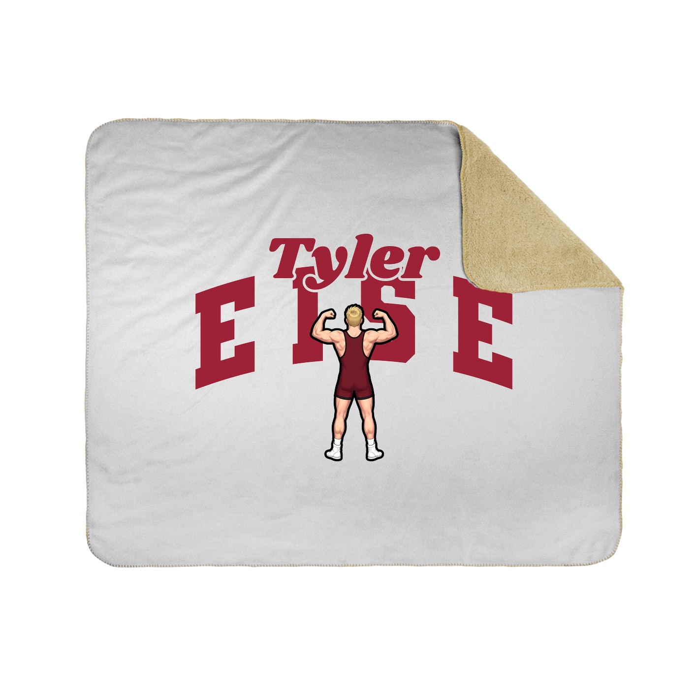 Throw Blanket — Signature Arch in White