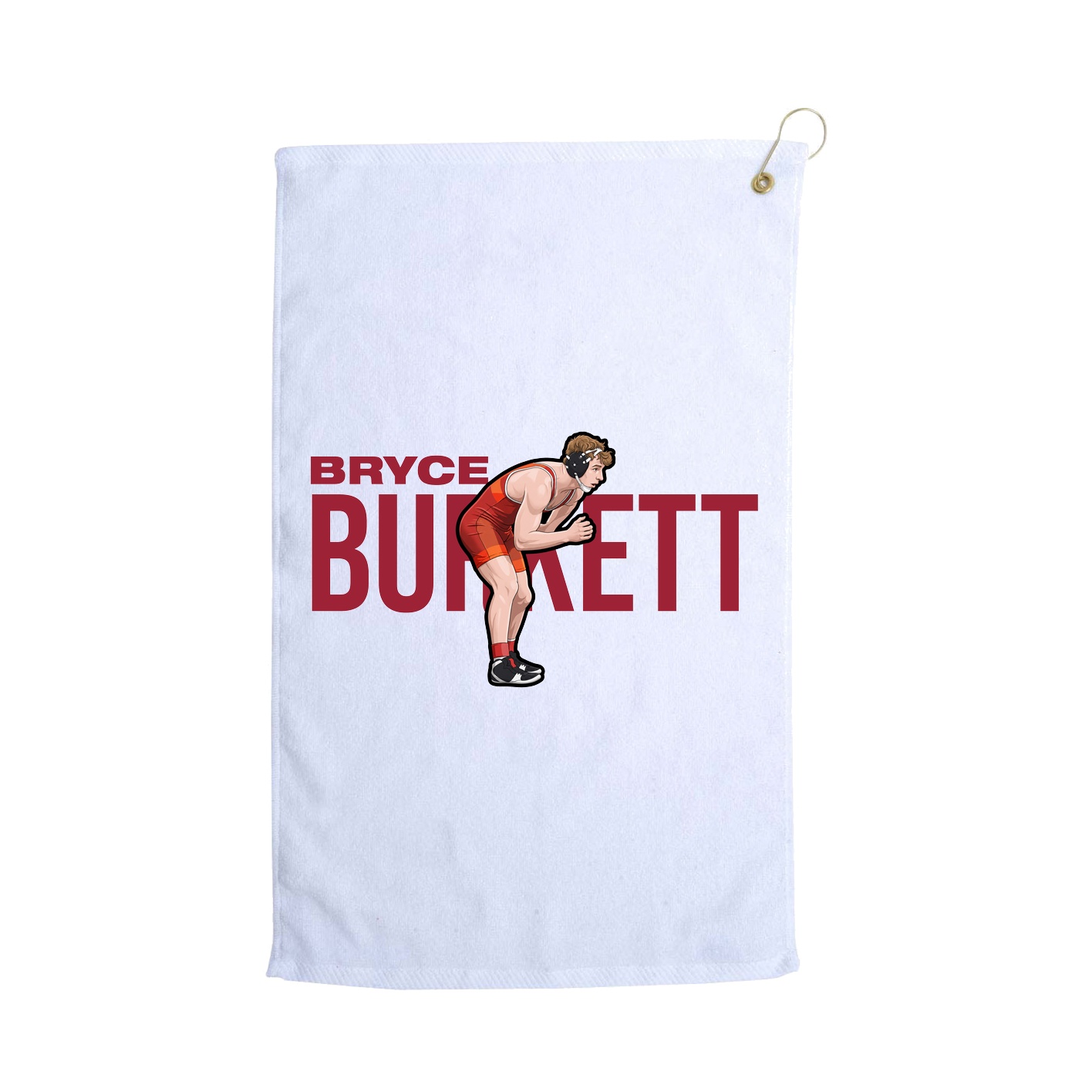 Golf Towel — Player Name in White