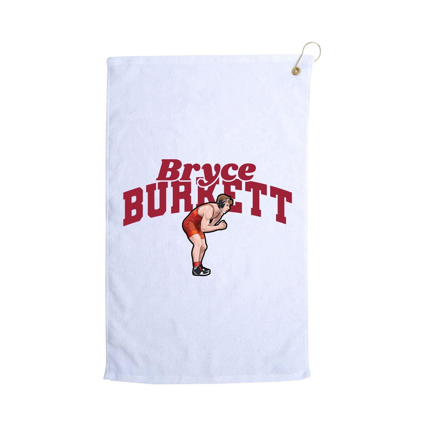 Golf Towel — Signature Arch in White