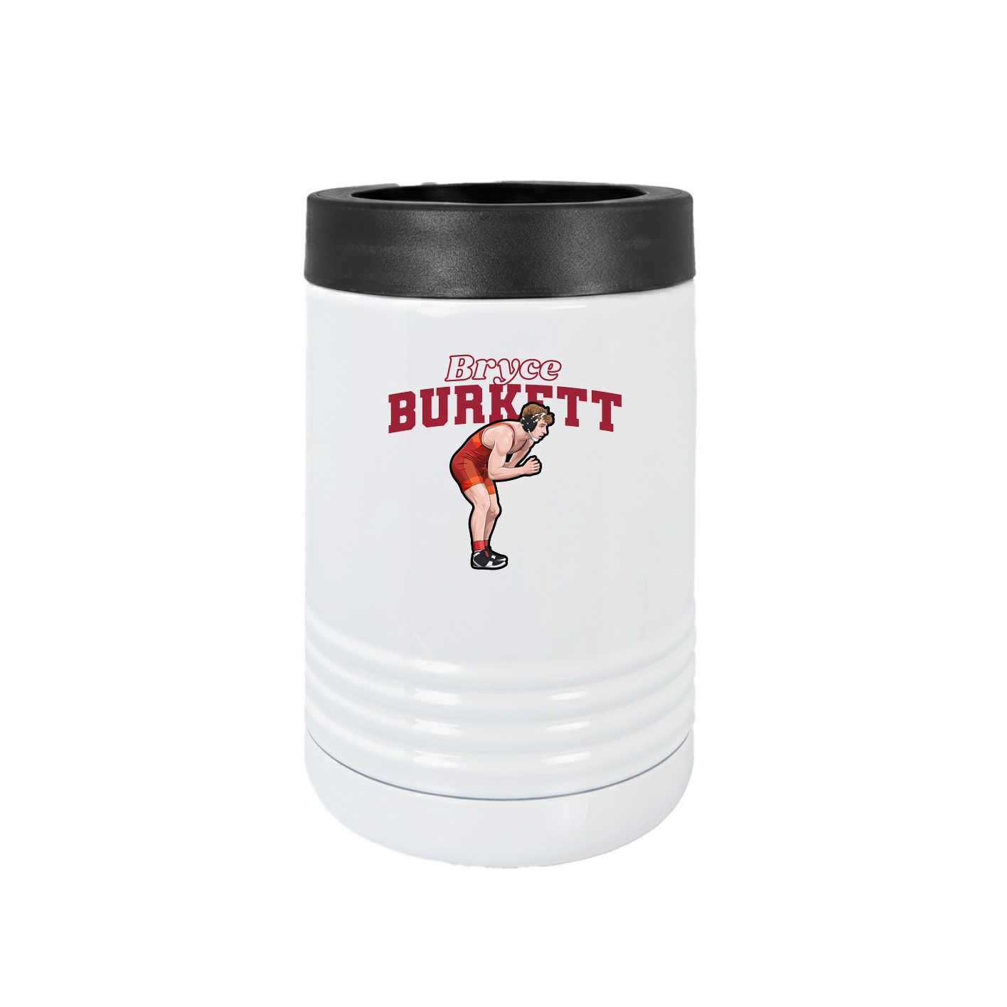 Beverage Holder — Name Arch in White