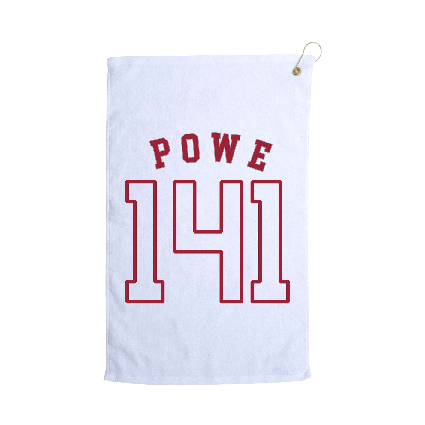 Golf Towel — Shirsey Arch in White