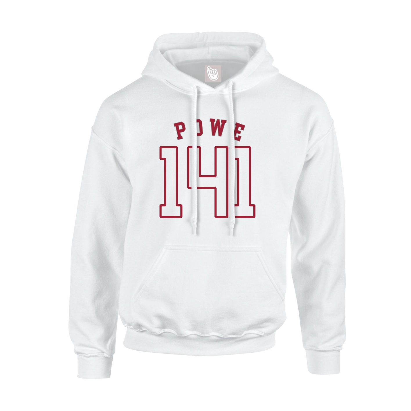 Hoodie — Shirsey Arch in White
