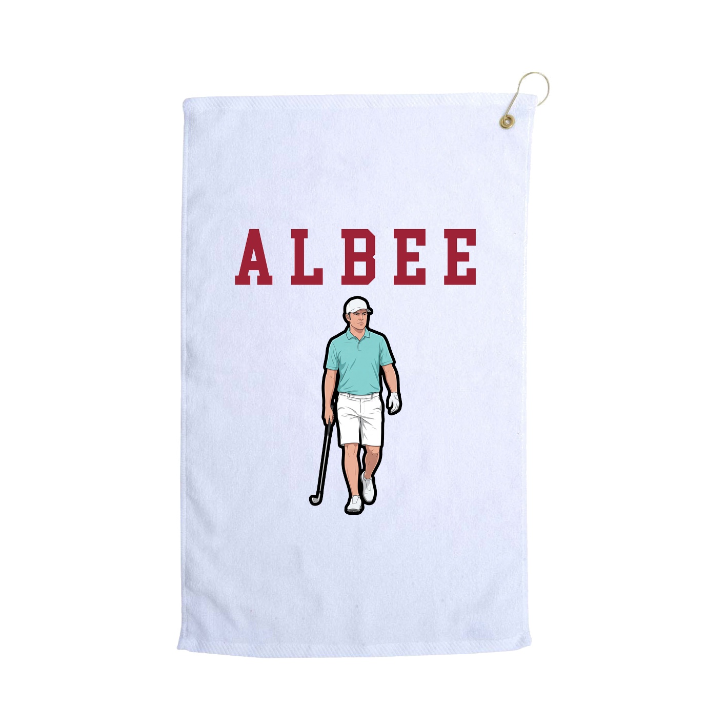 Golf Towel — Shirsey in White