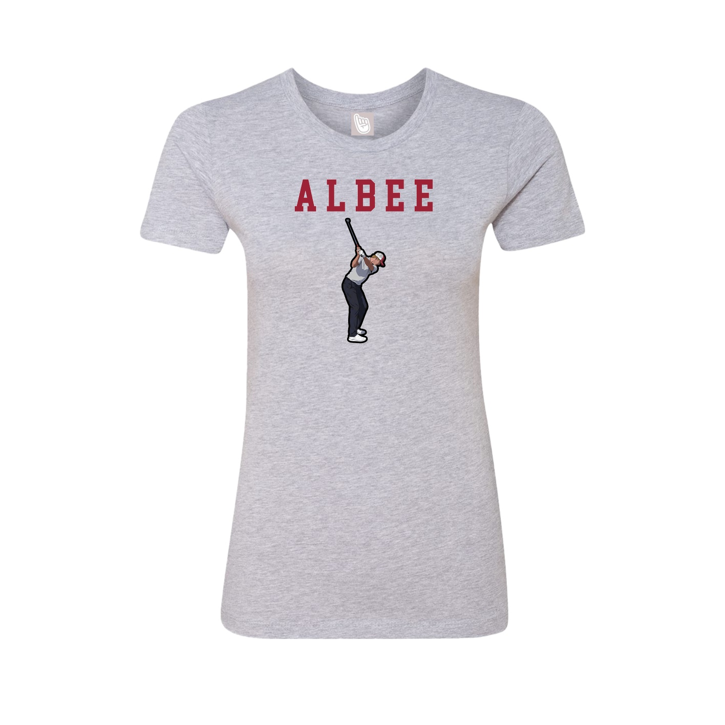 Fitted Women's Tee — Shirsey in Grey