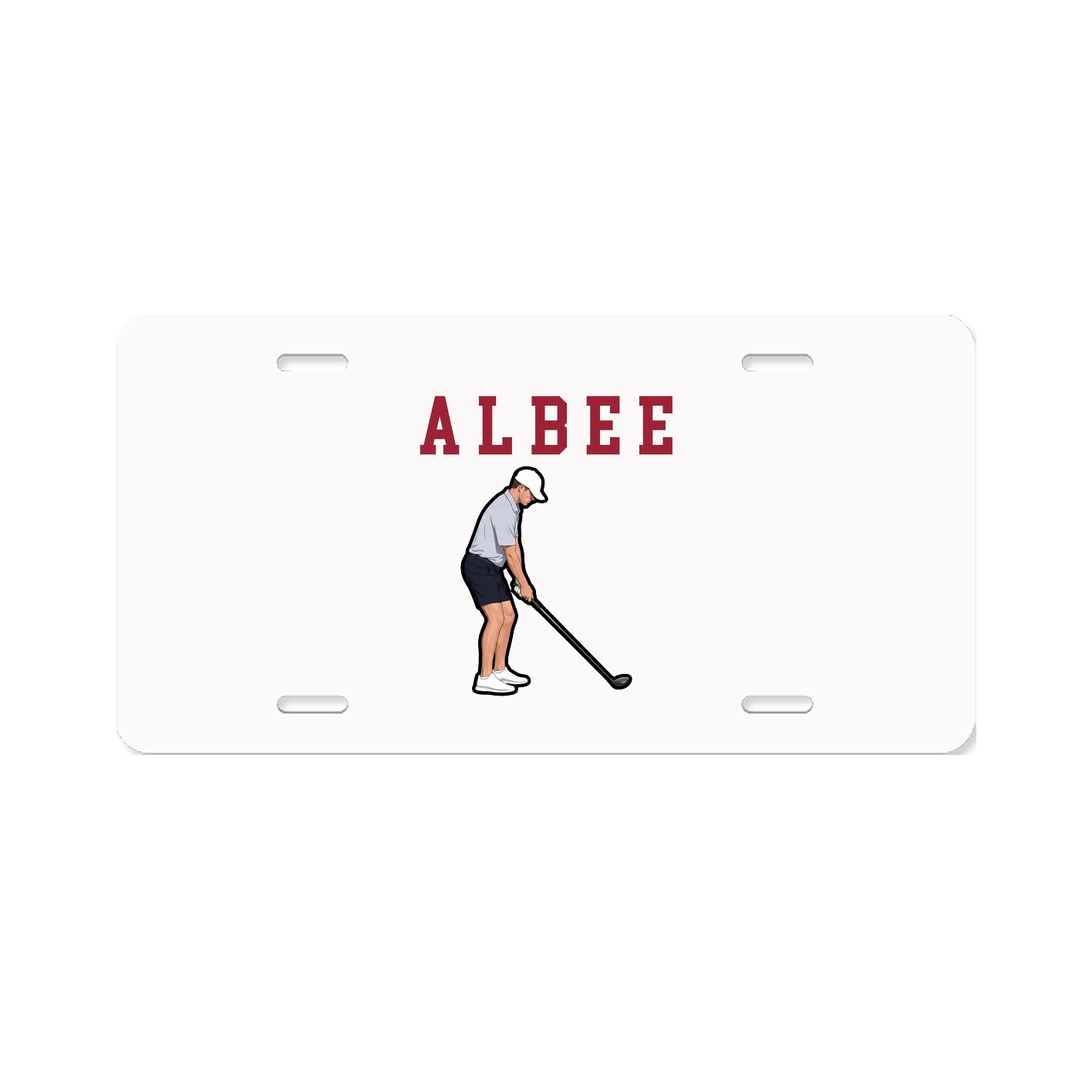 License Plate — Shirsey in Classic