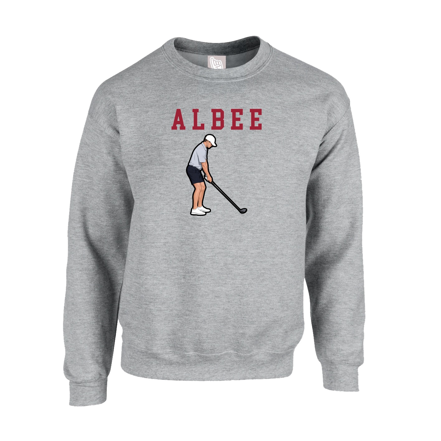 Fleece Crew — Shirsey in Grey