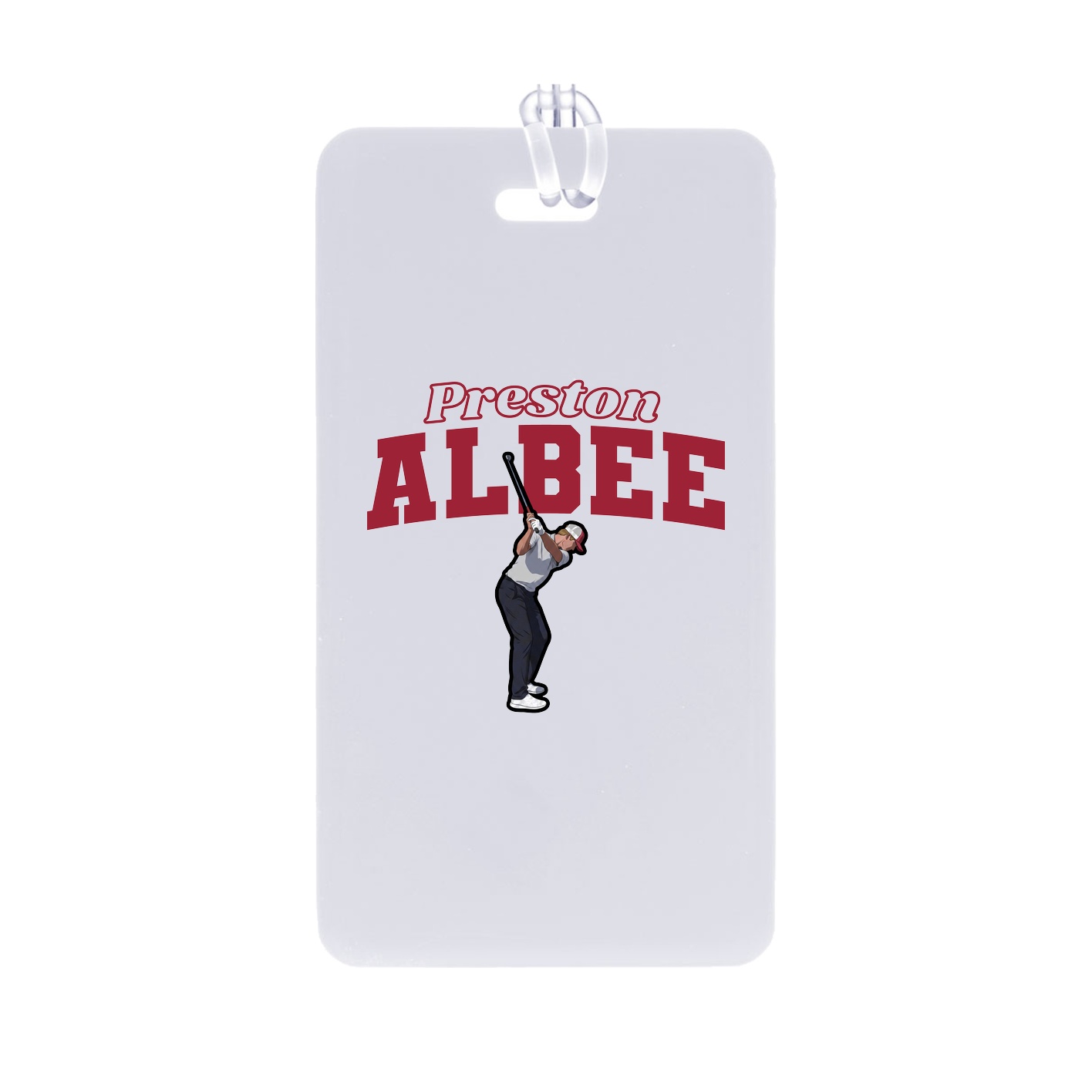 Bag Tag — Name Arch in Classic