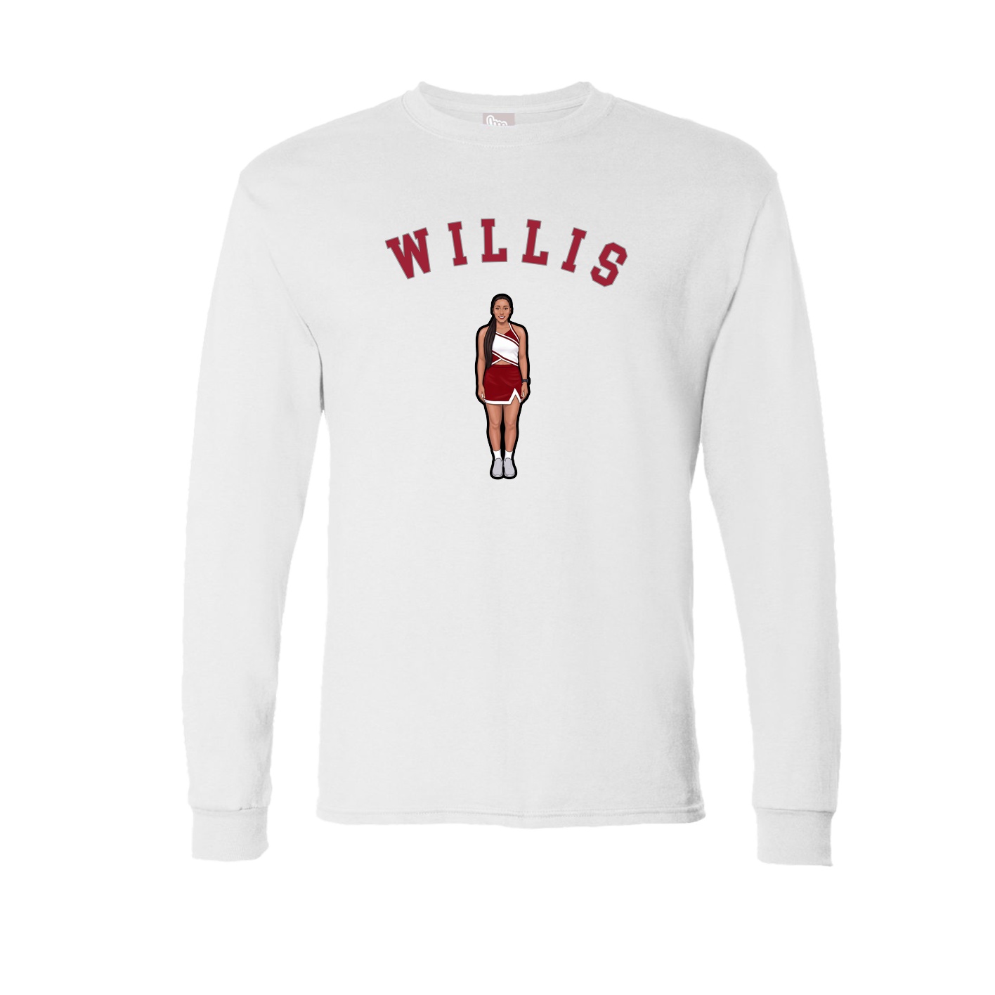 Long Sleeve Tee — Shirsey Arch in White