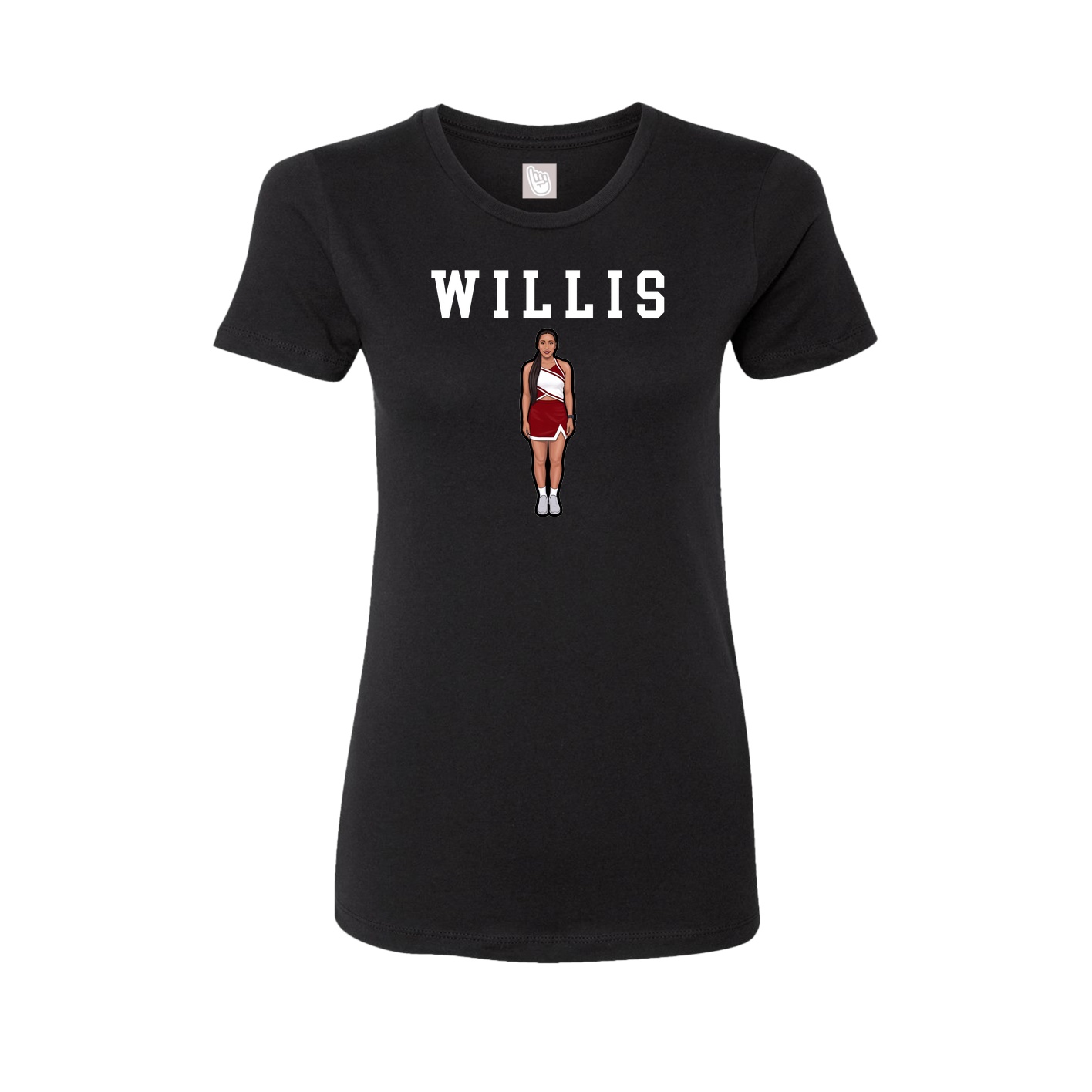 Fitted Women's Tee — Shirsey in Black