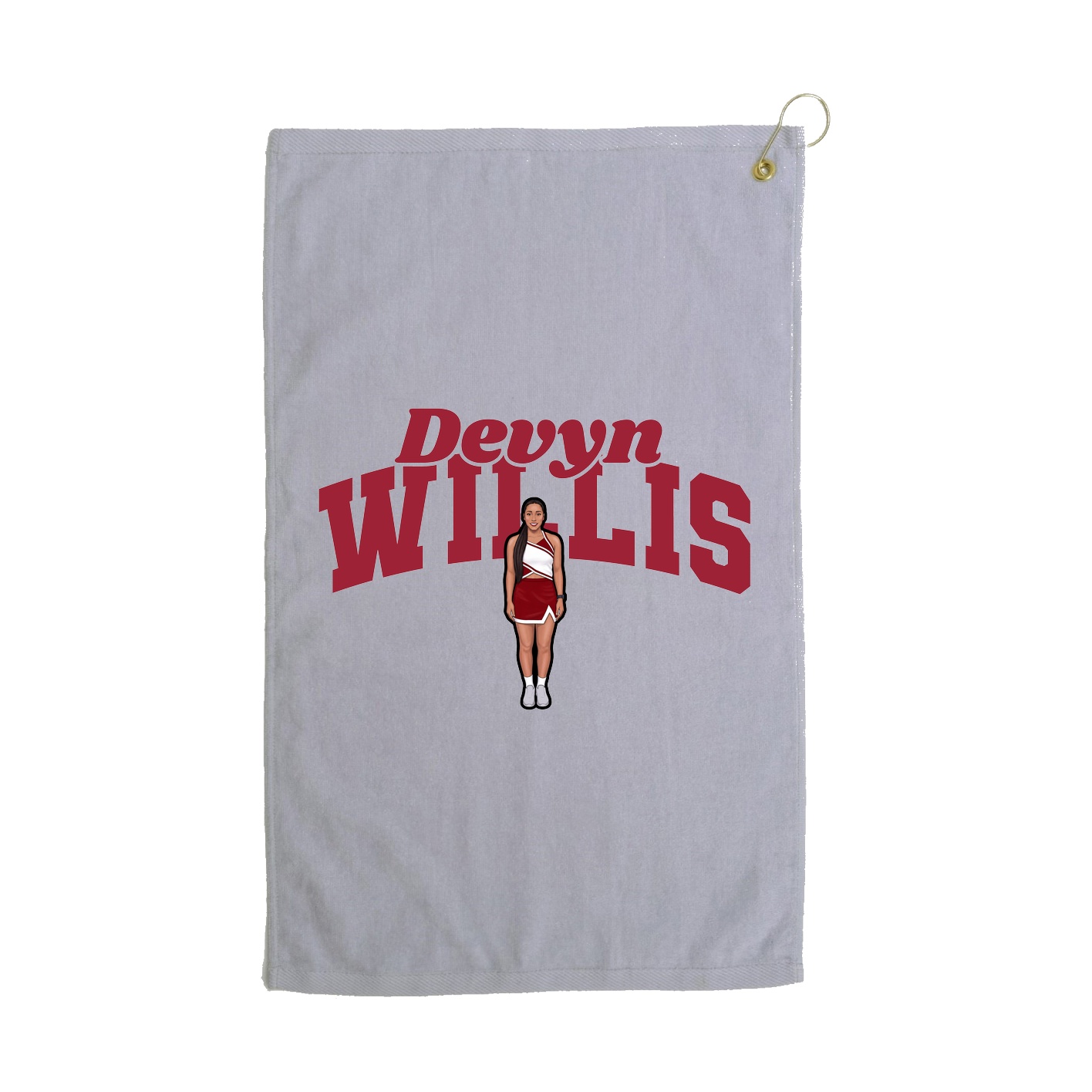 Golf Towel — Signature Arch in Grey