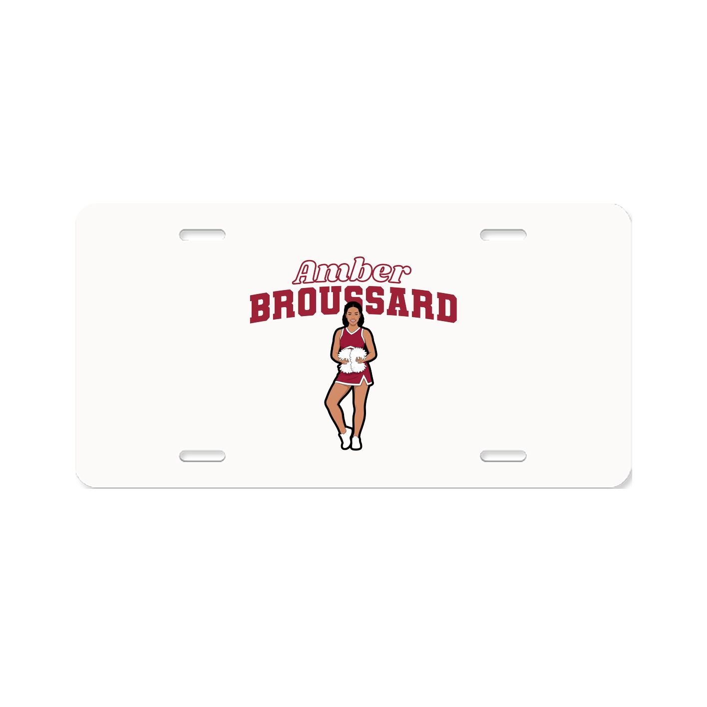 License Plate — Name Arch in Classic