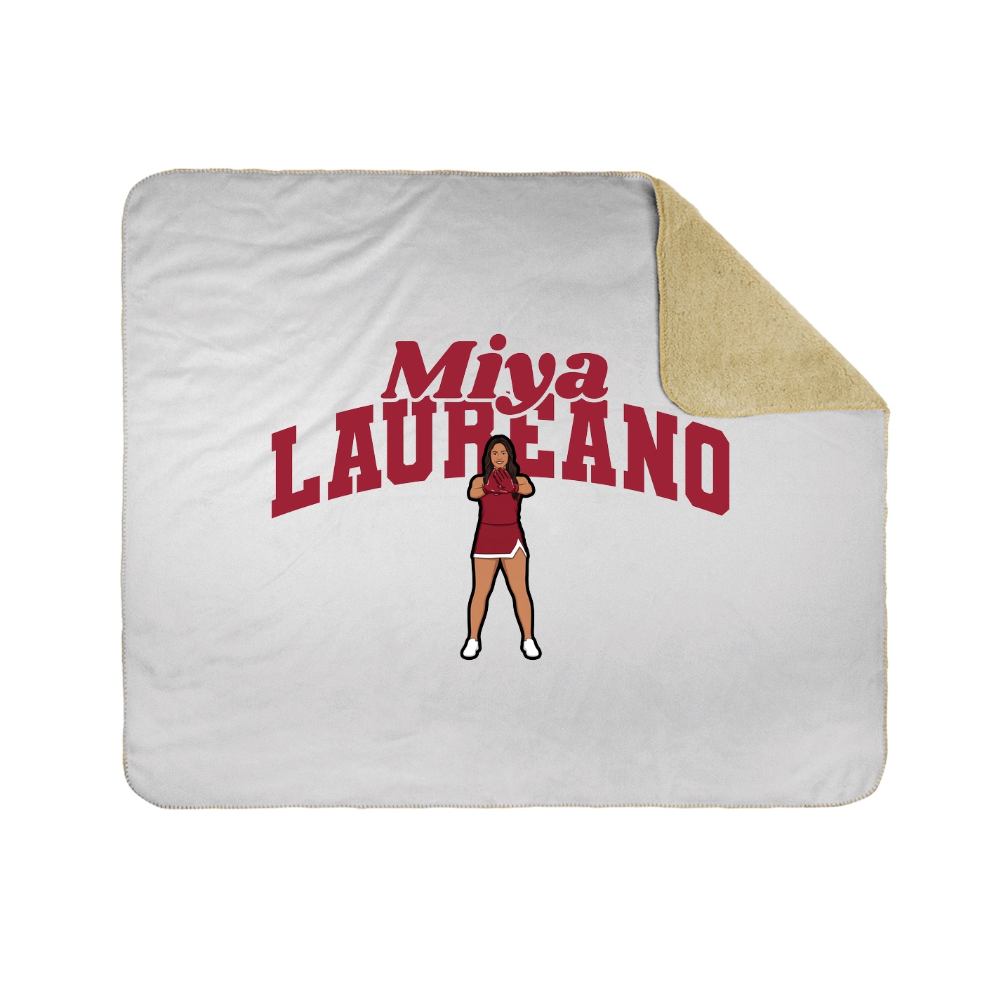 Throw Blanket — Signature Arch in White