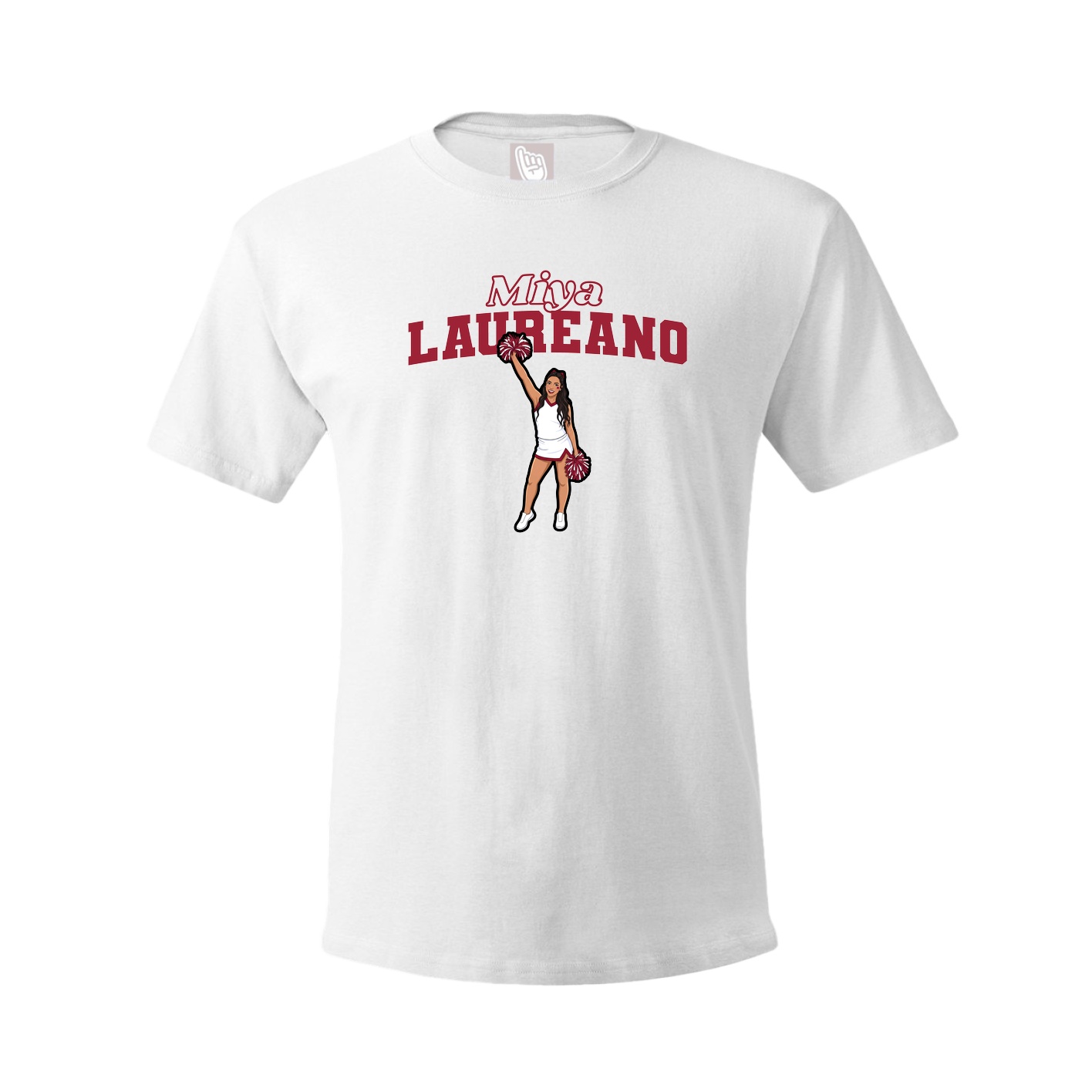 Tee — Name Arch in White