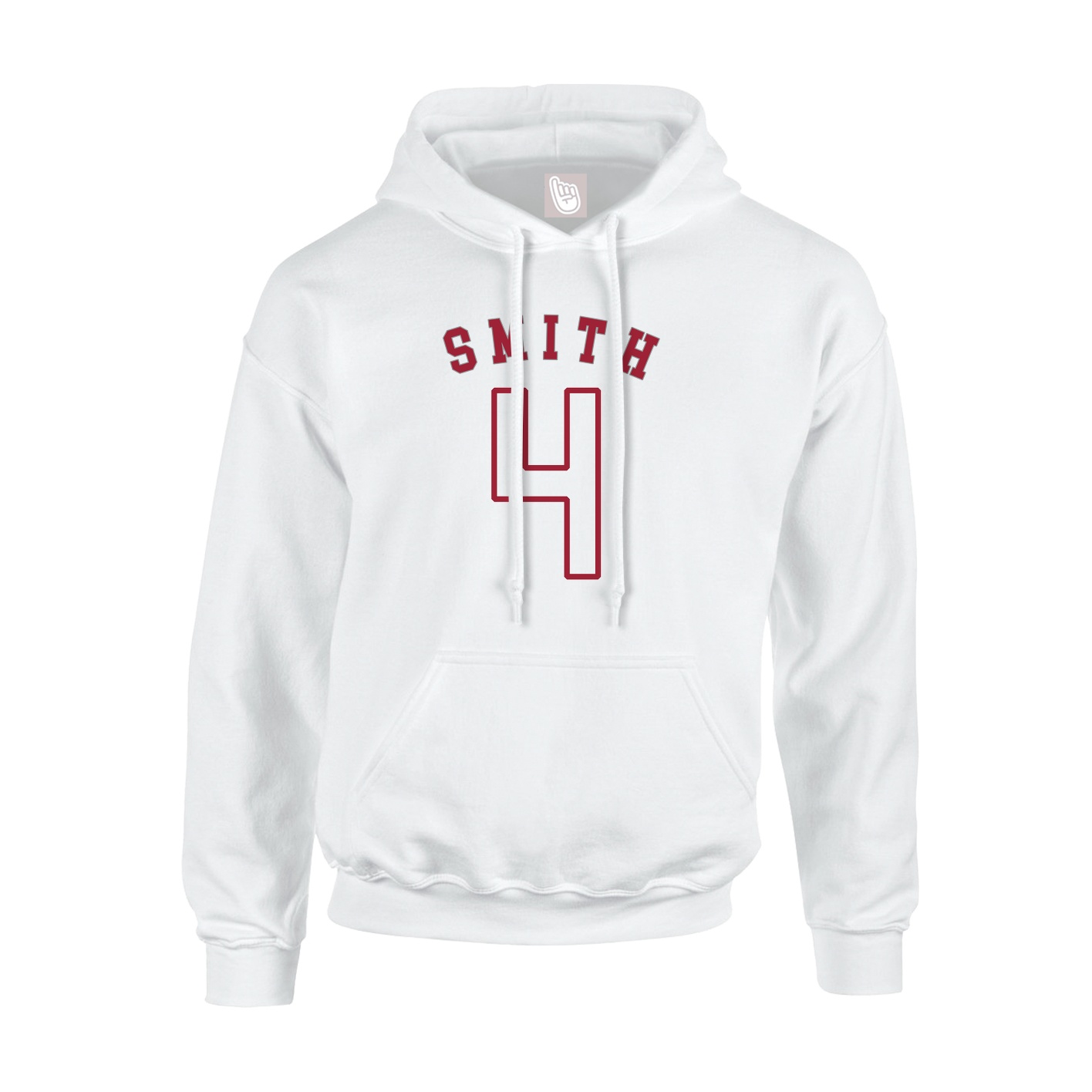 Youth Hoodie — Shirsey Arch in White