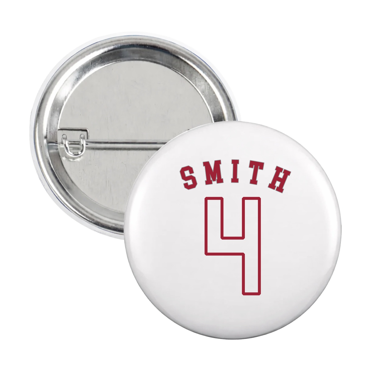 Game Day Button — Shirsey Arch in White
