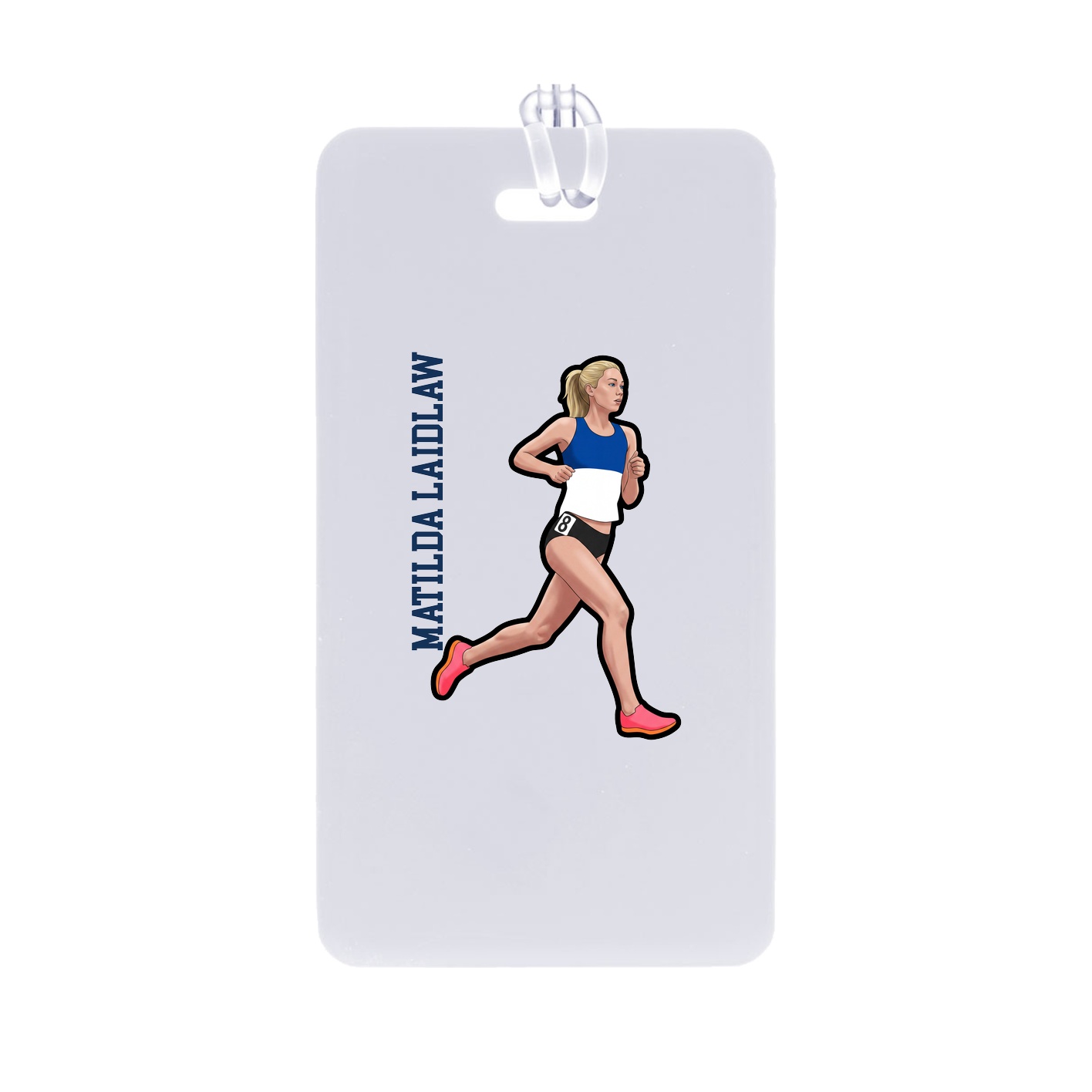 Bag Tag — Name Vertical in Classic