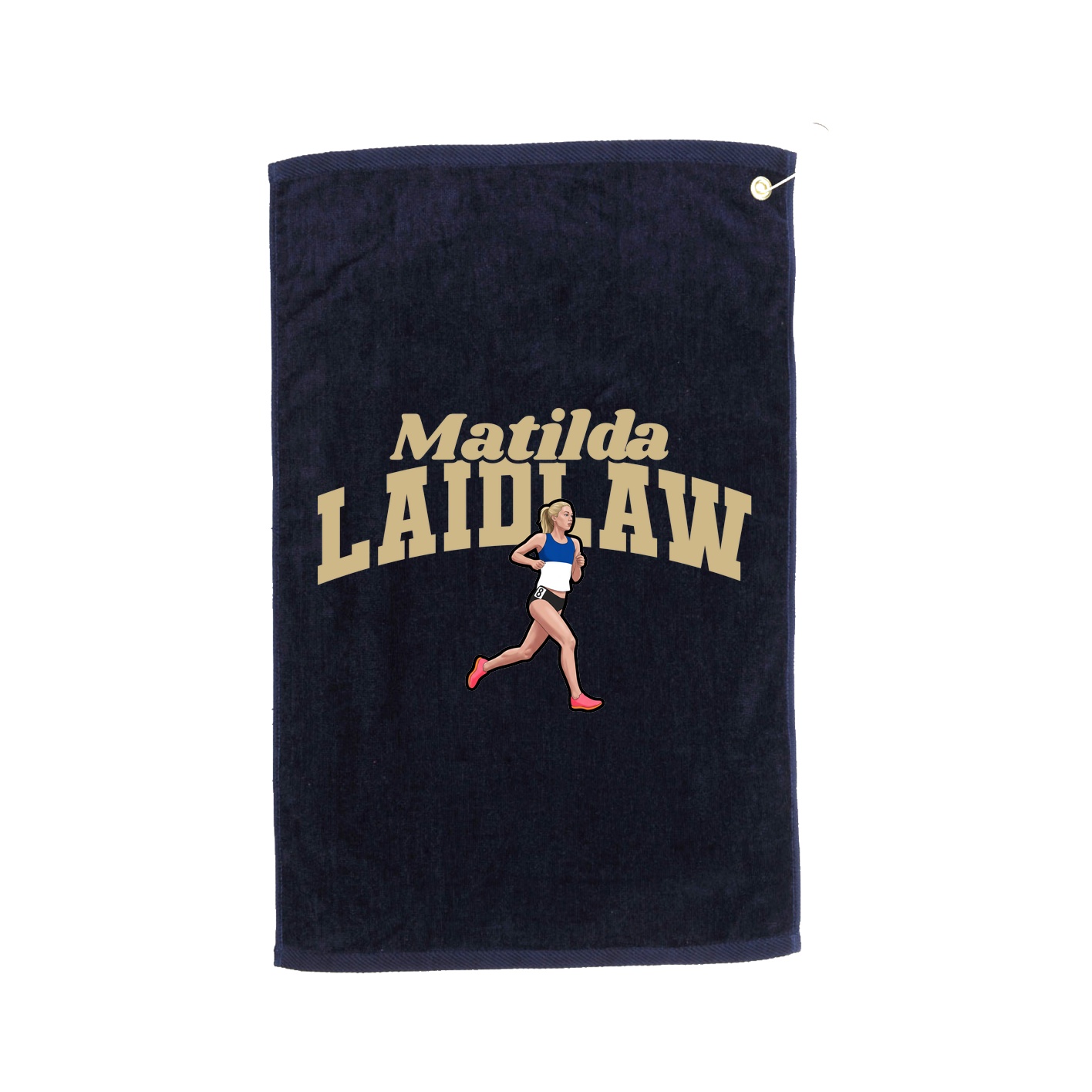 Golf Towel — Signature Arch in Navy