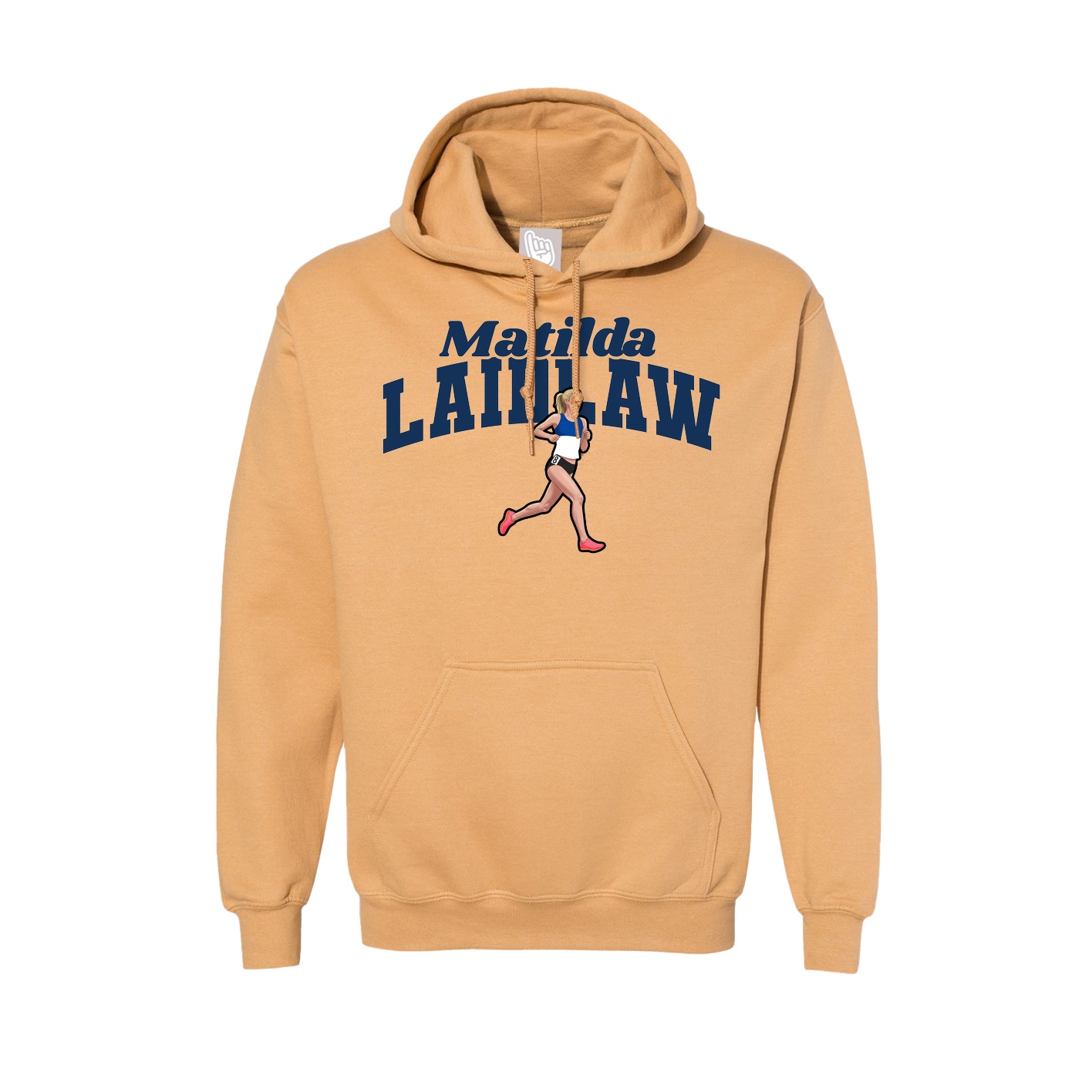 Hoodie — Signature Arch in Vegas Gold