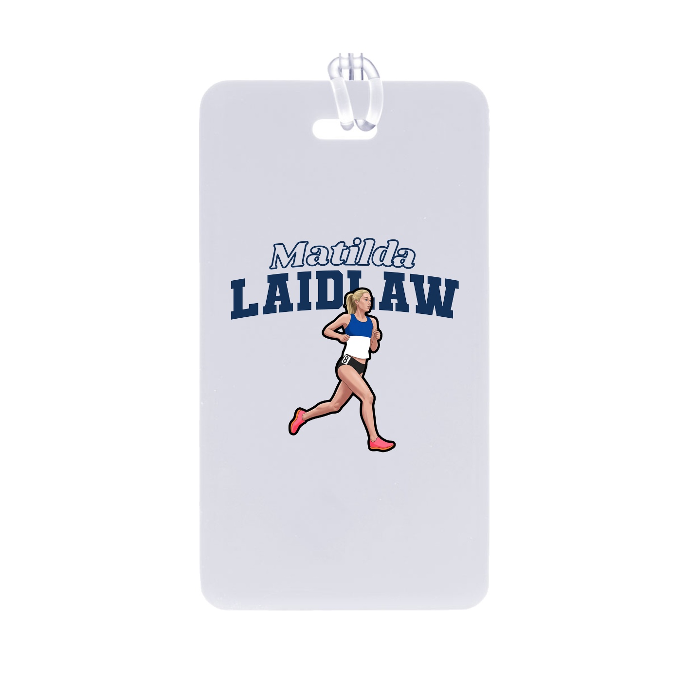 Bag Tag — Name Arch in Classic