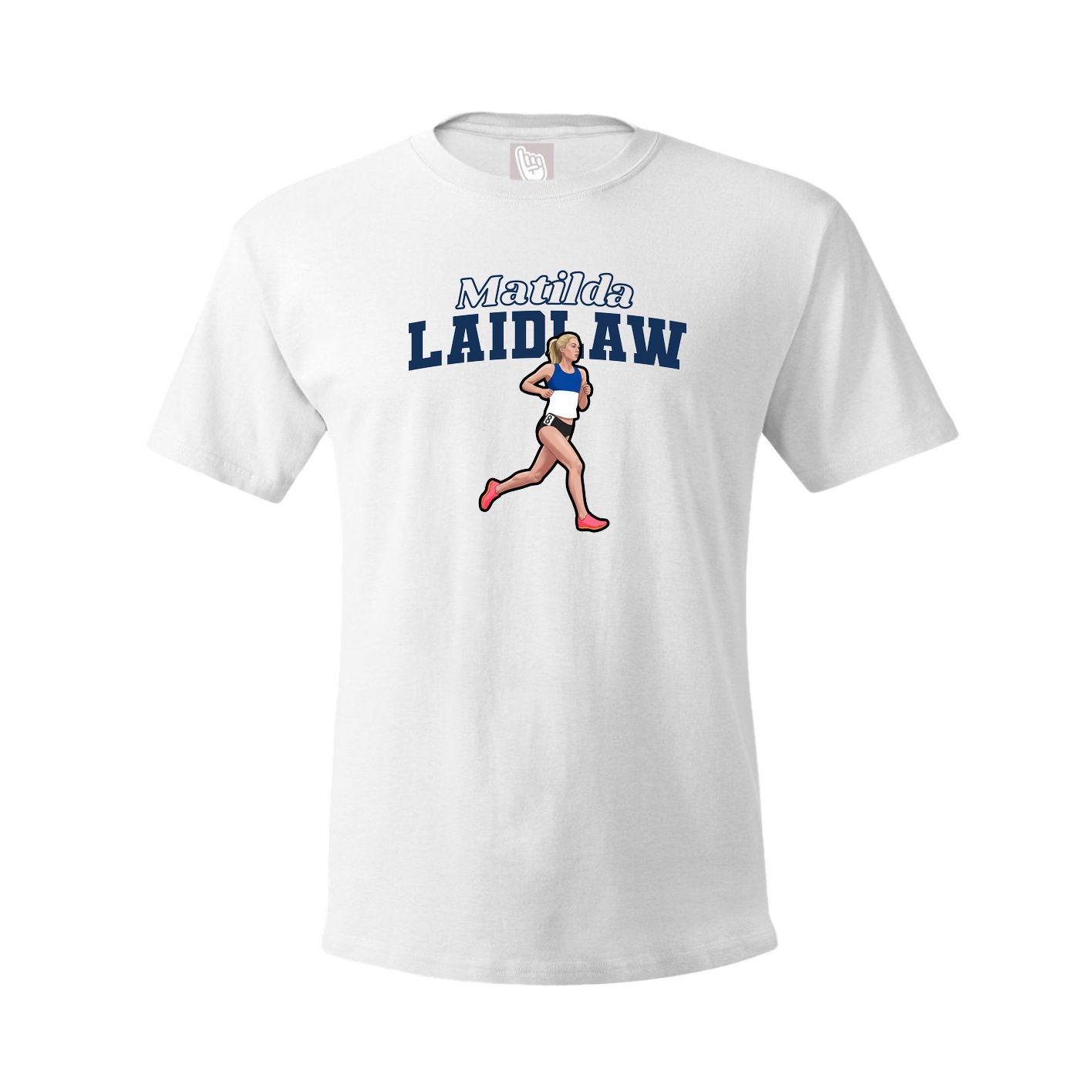 Tee — Name Arch in White