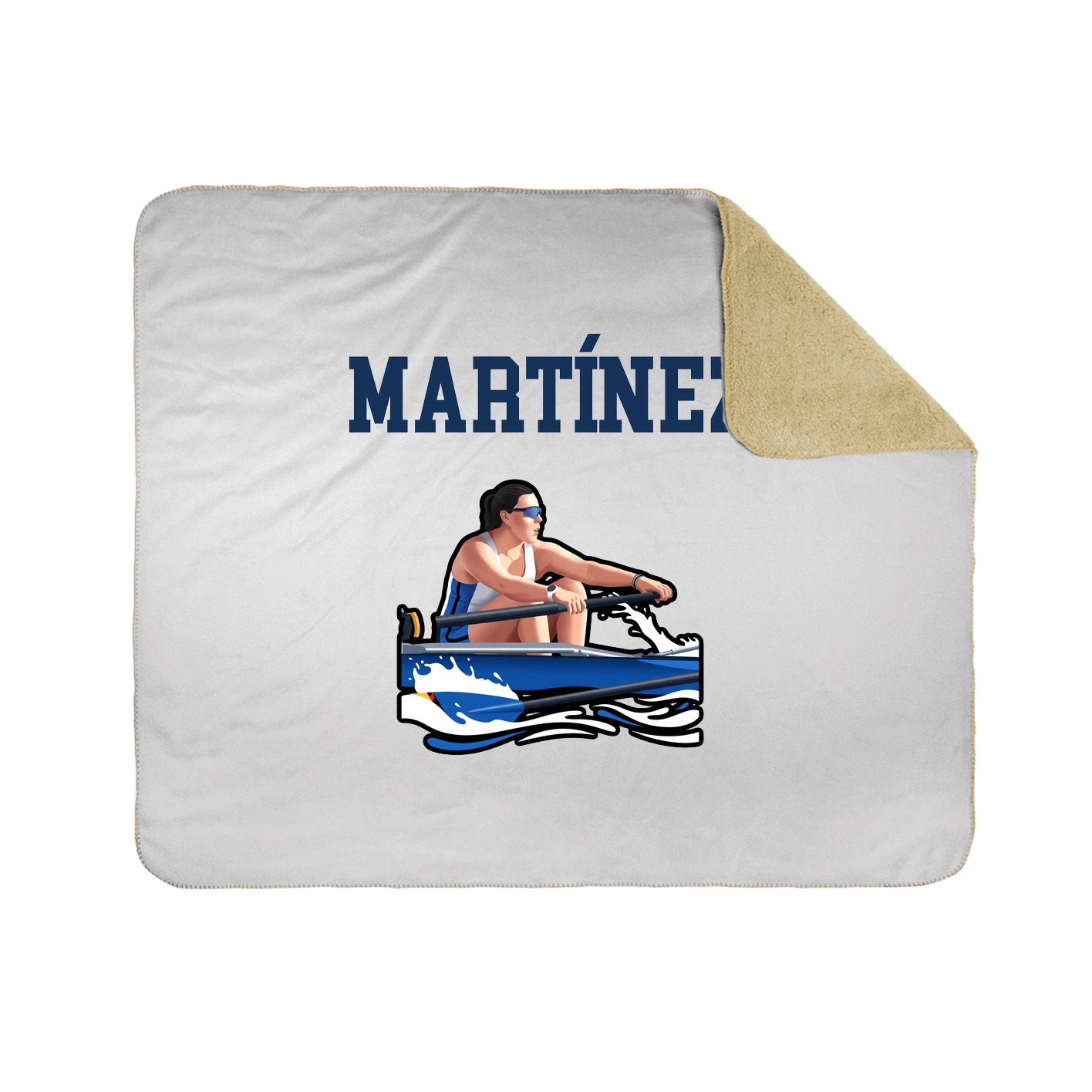 Throw Blanket — Shirsey in White