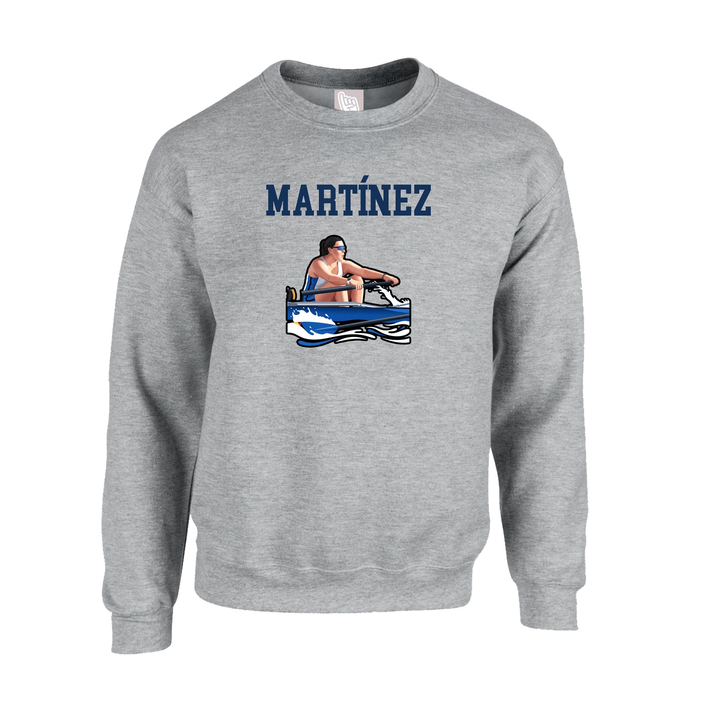 Fleece Crew — Shirsey in Grey