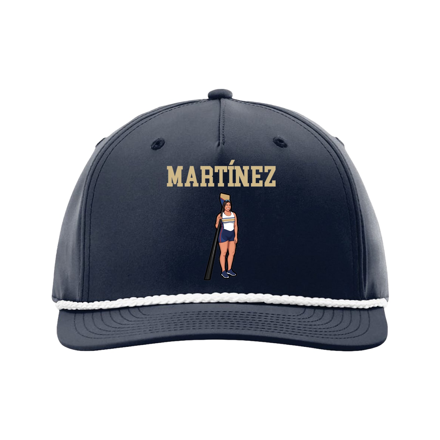 Five-Panel Classic Rope Cap — Shirsey in Navy