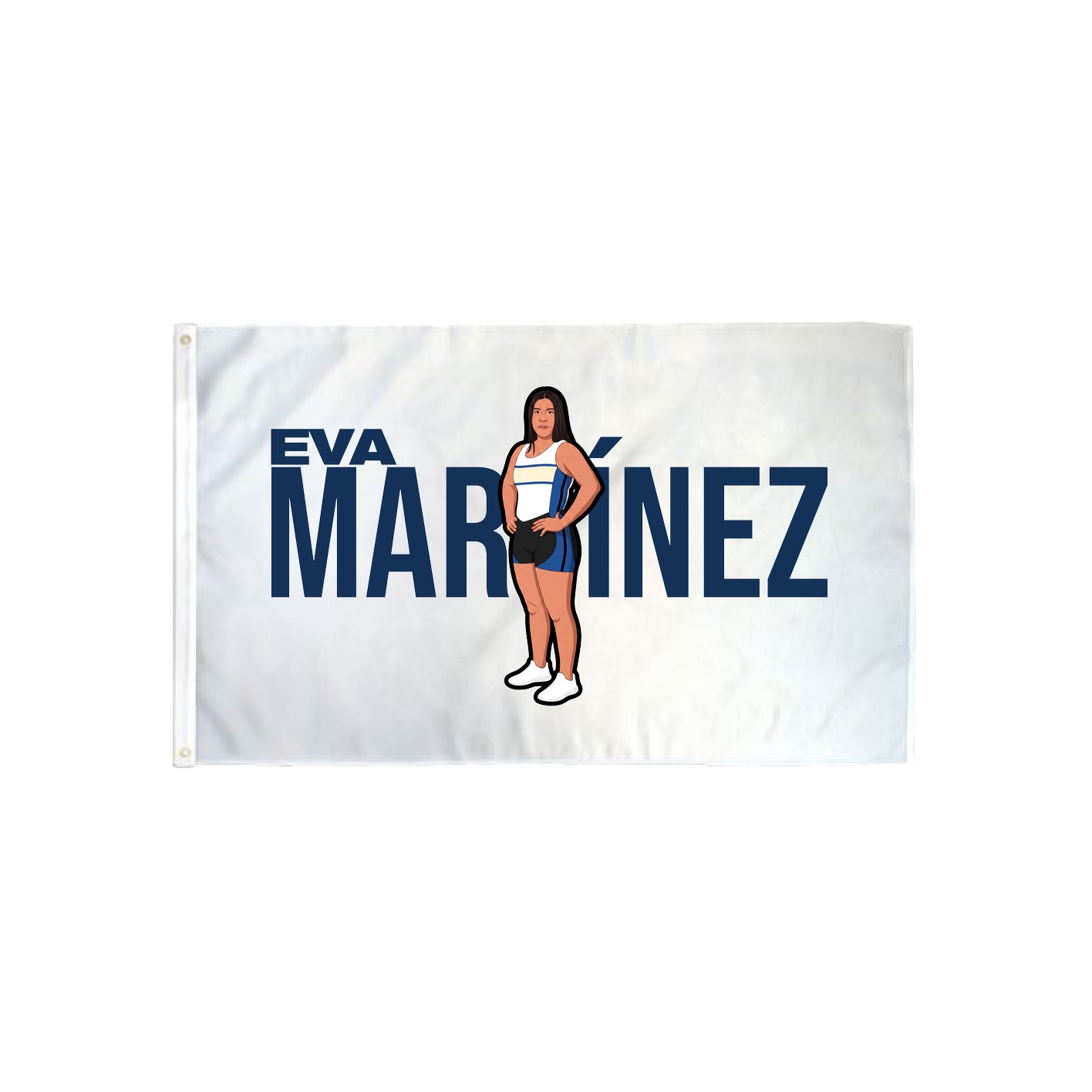 3x5 Flag — Player Name in Classic